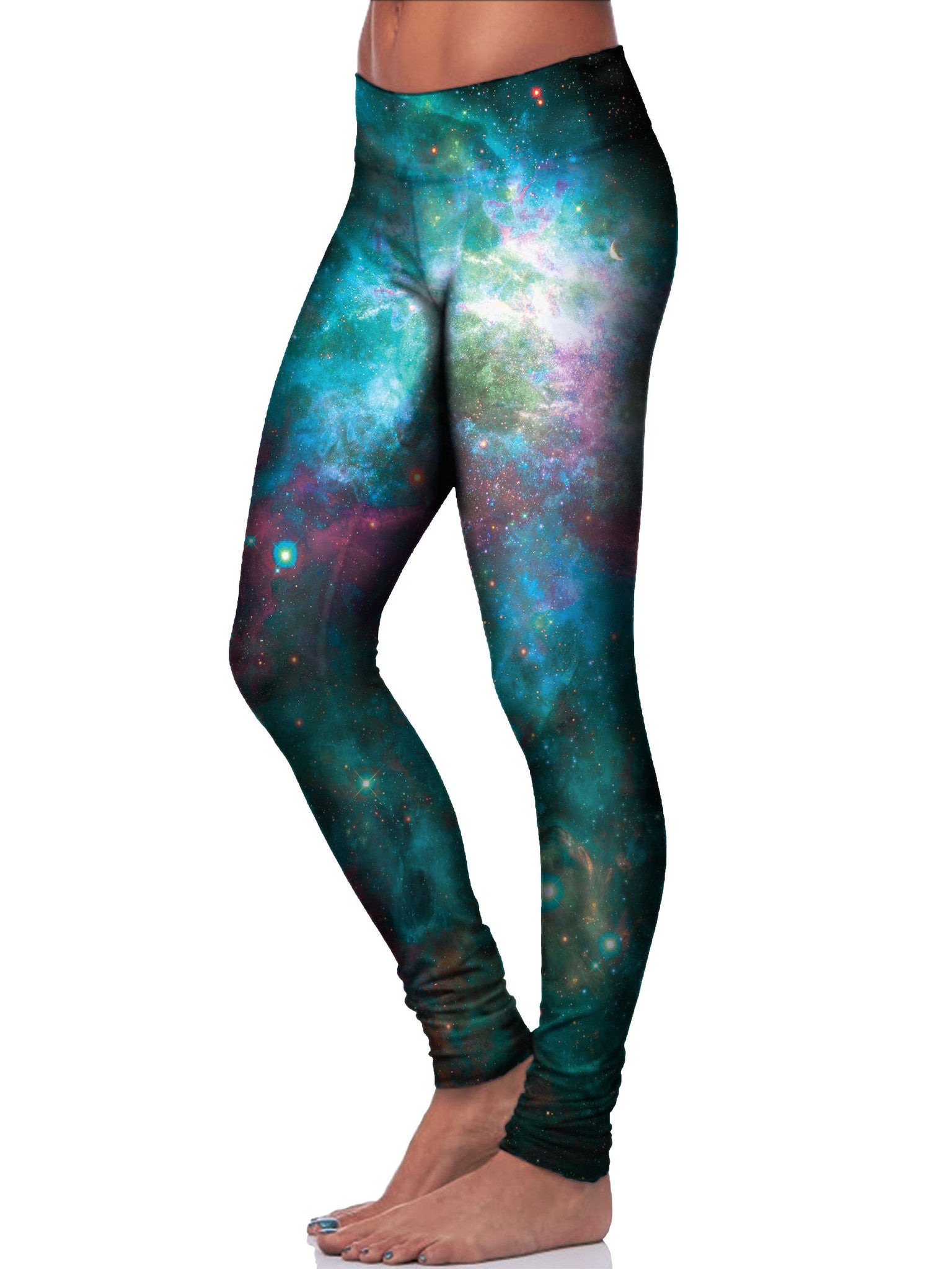 Galactic Transmission Space Leggings - GratefullyDyed - 2