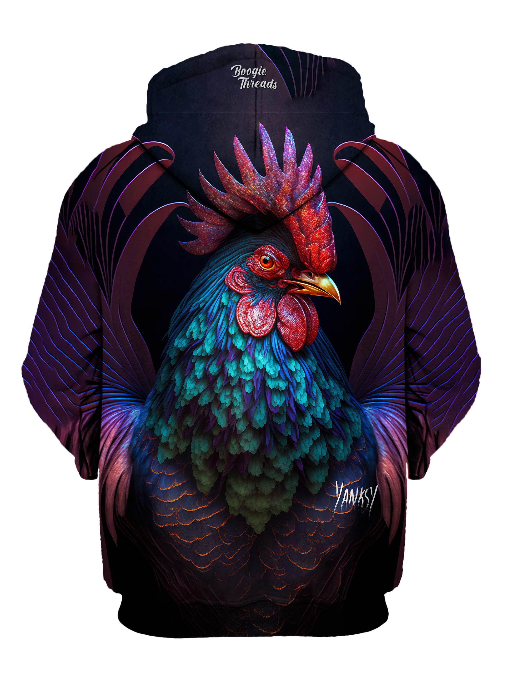 Make a statement with this bold and eye-catching hoodie