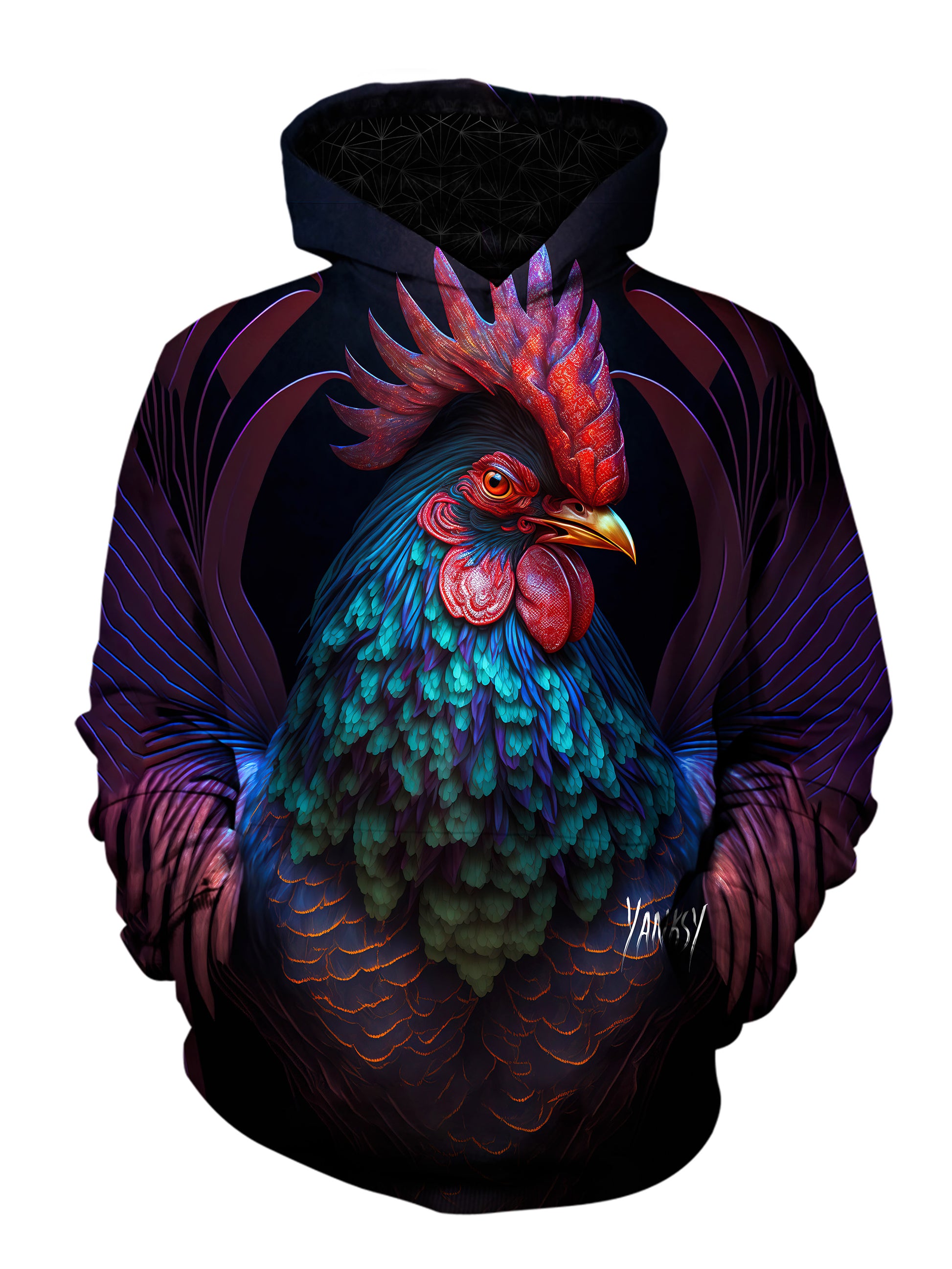 Embrace your inner artist with this one-of-a-kind trippy hoodie