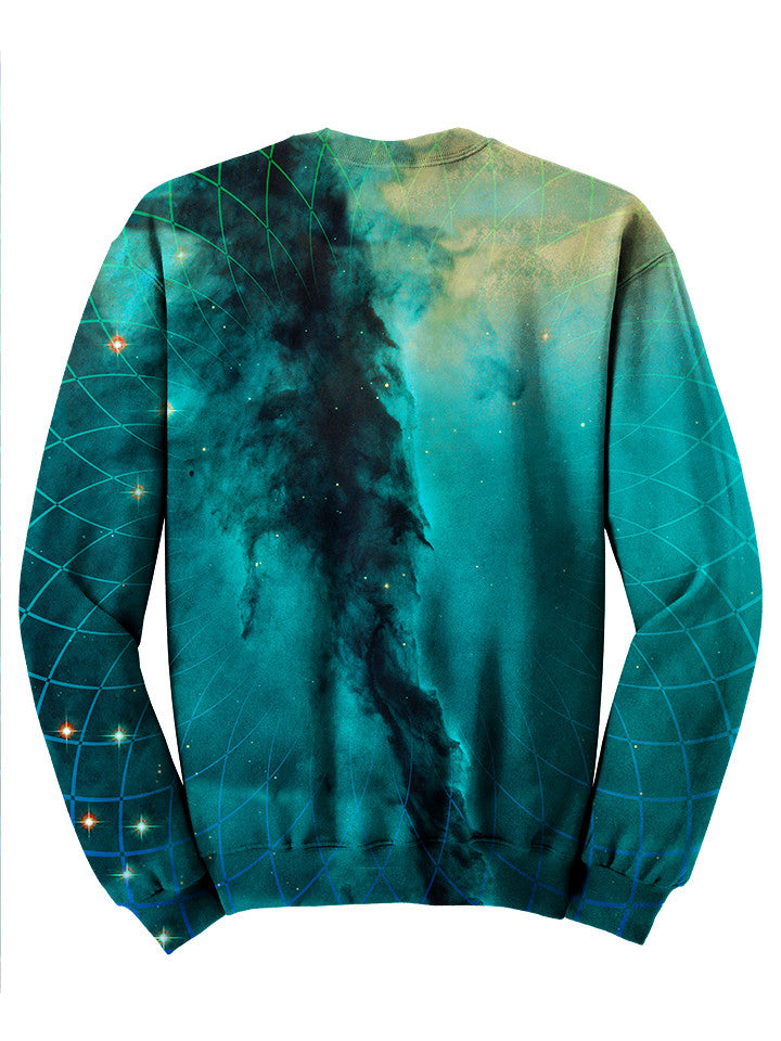 Trippy Space Geometry Sweater Design - EDM Artwork