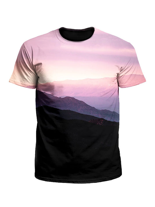Get Lost Mountain Skyline Unisex T-Shirt - Boogie Threads