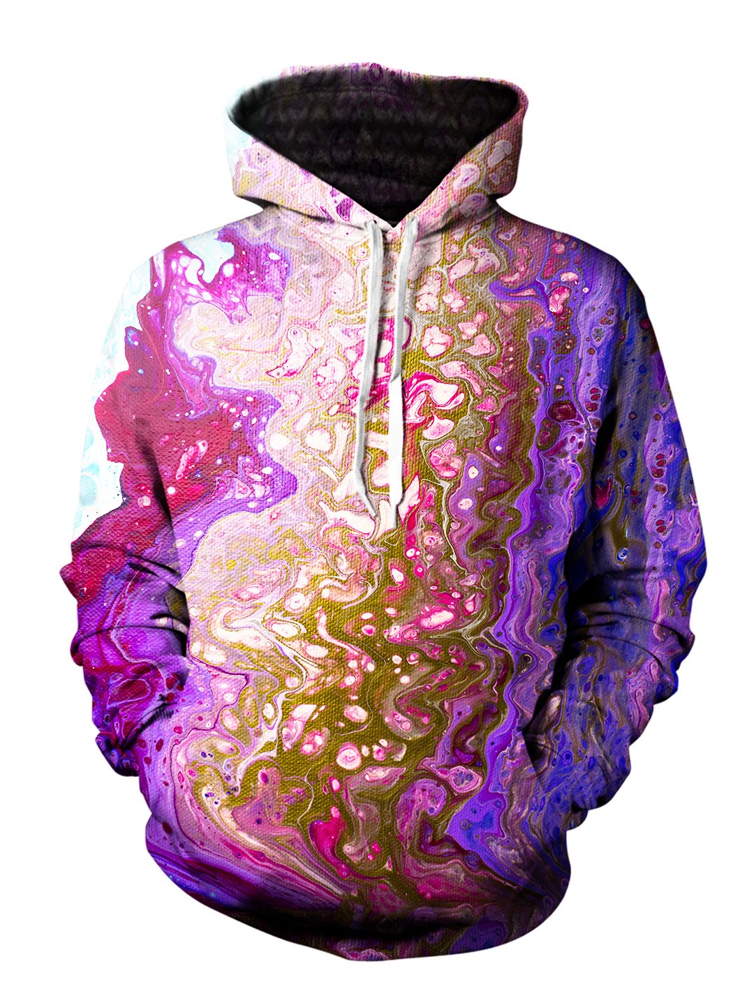 Marble Painting Pullover Sublimation Hoodie