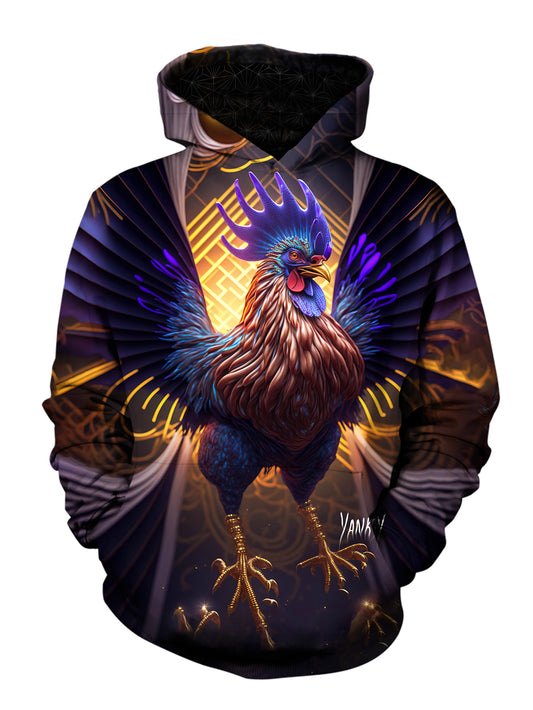 Experience the transformative power of psychedelic design with this unique pullover hoodie