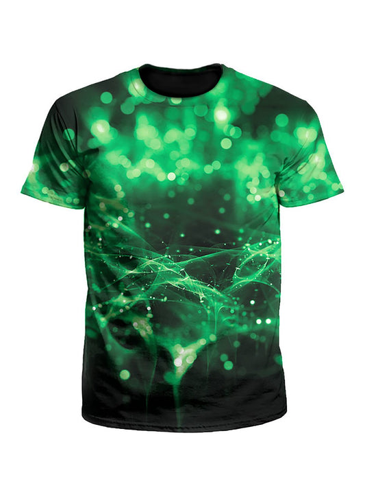 Green Spirits Nebula Galaxy Unisex T-Shirt - Boogie Threads