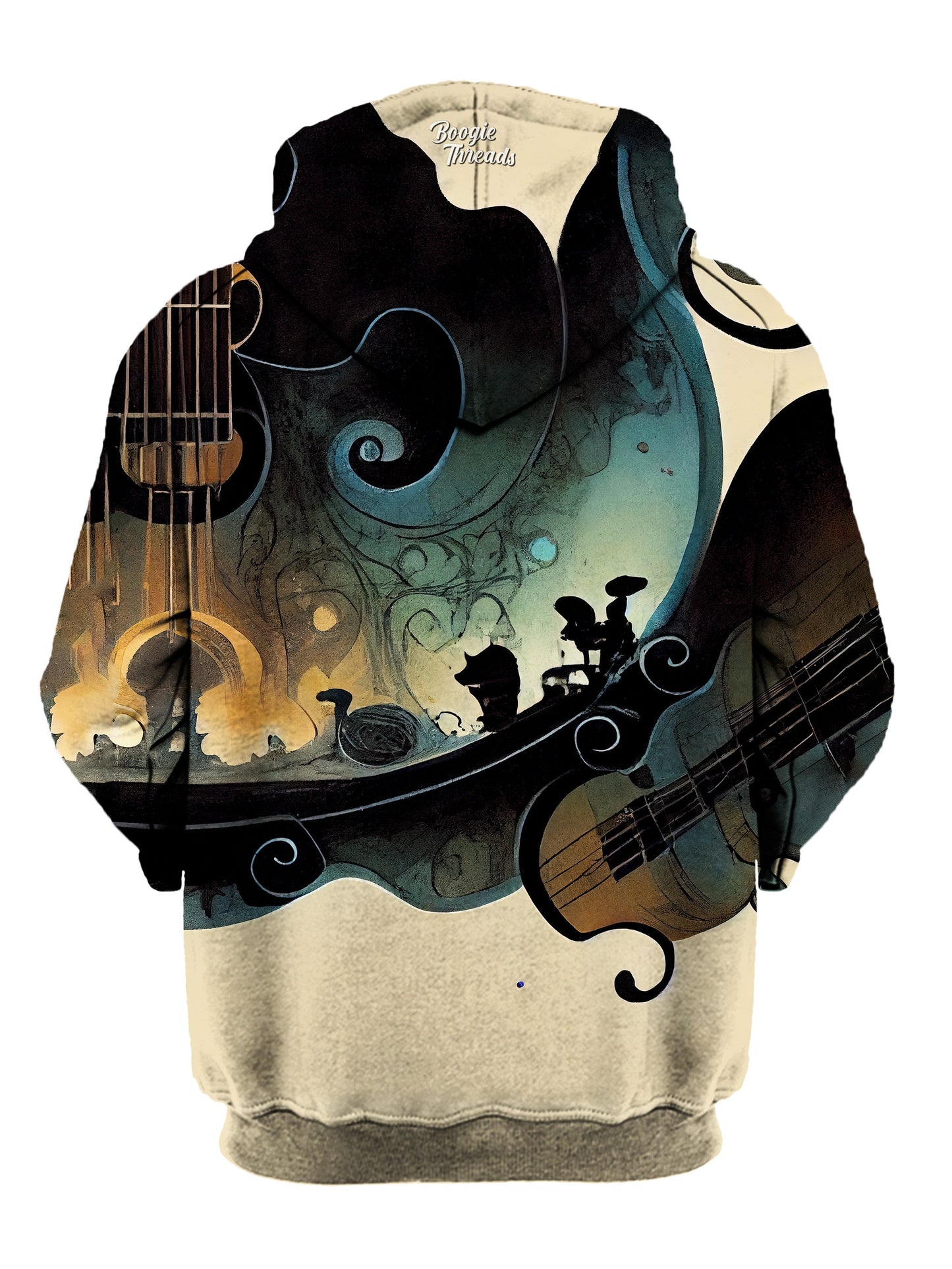Grieving Canvas Unisex Pullover Hoodie - EDM Festival Clothing - Boogie Threads