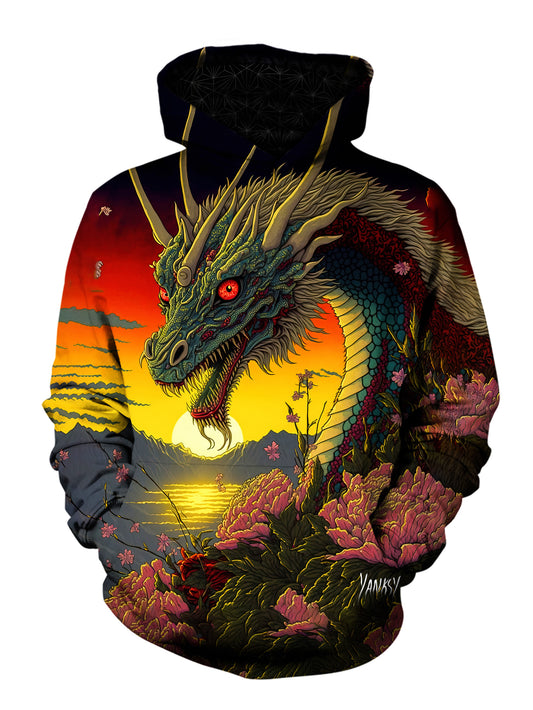 Elevate your wardrobe with this vibrant and striking trippy pullover hoodie