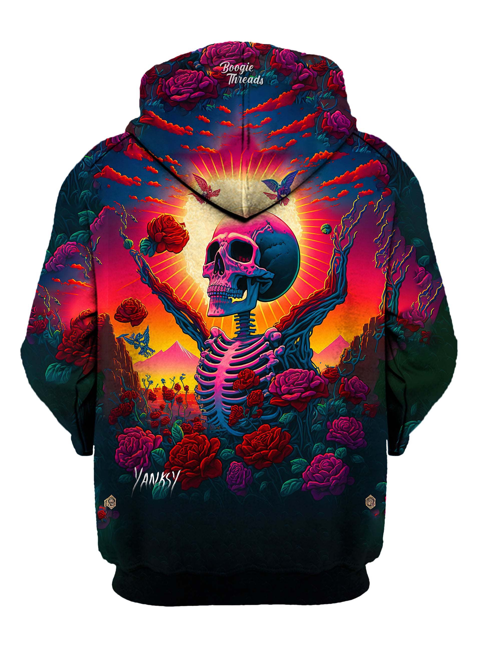 Colorful and trippy hoodie perfect for expressing your unique style