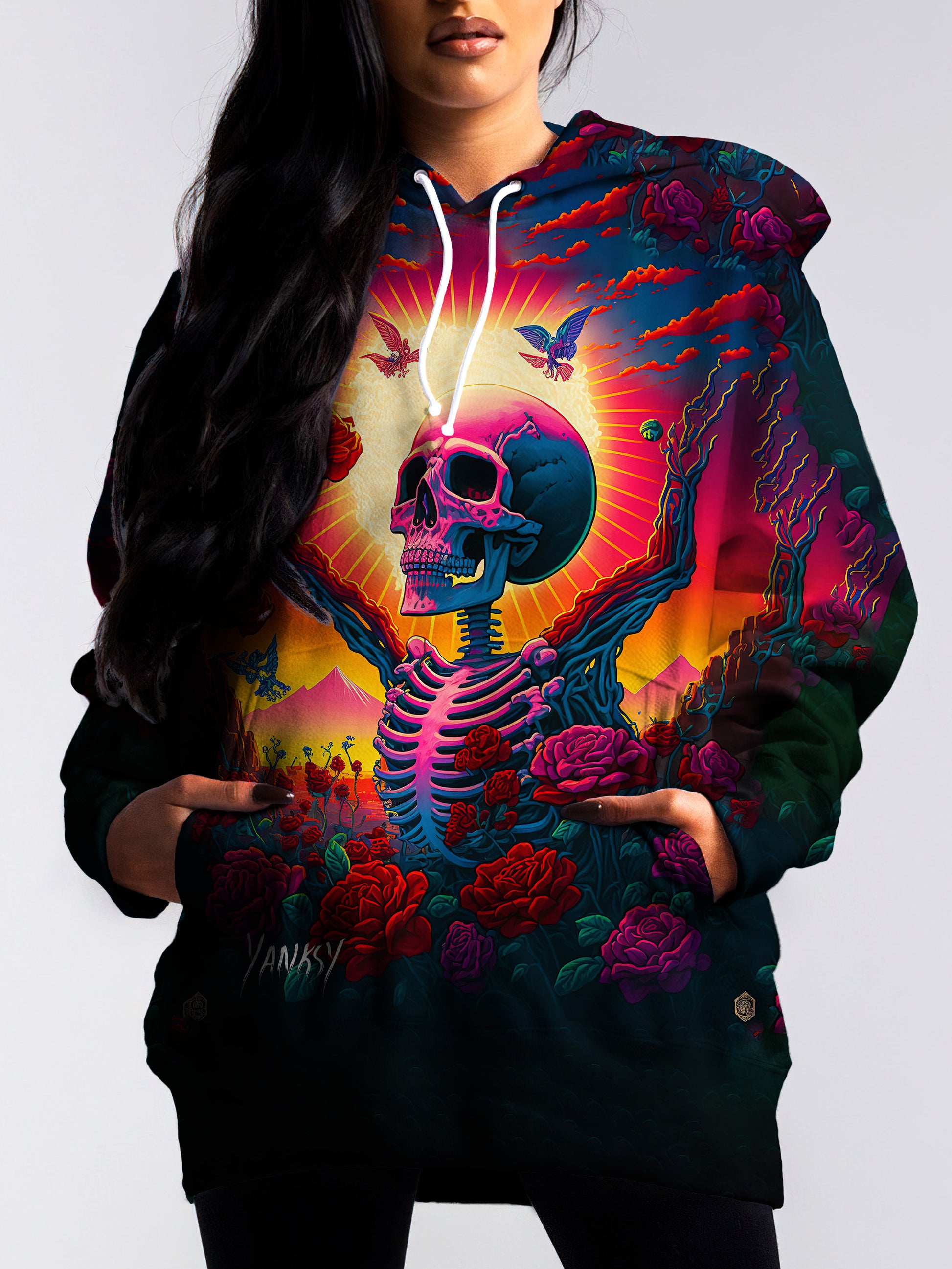 Elevate your wardrobe with this bold and eye-catching hoodie