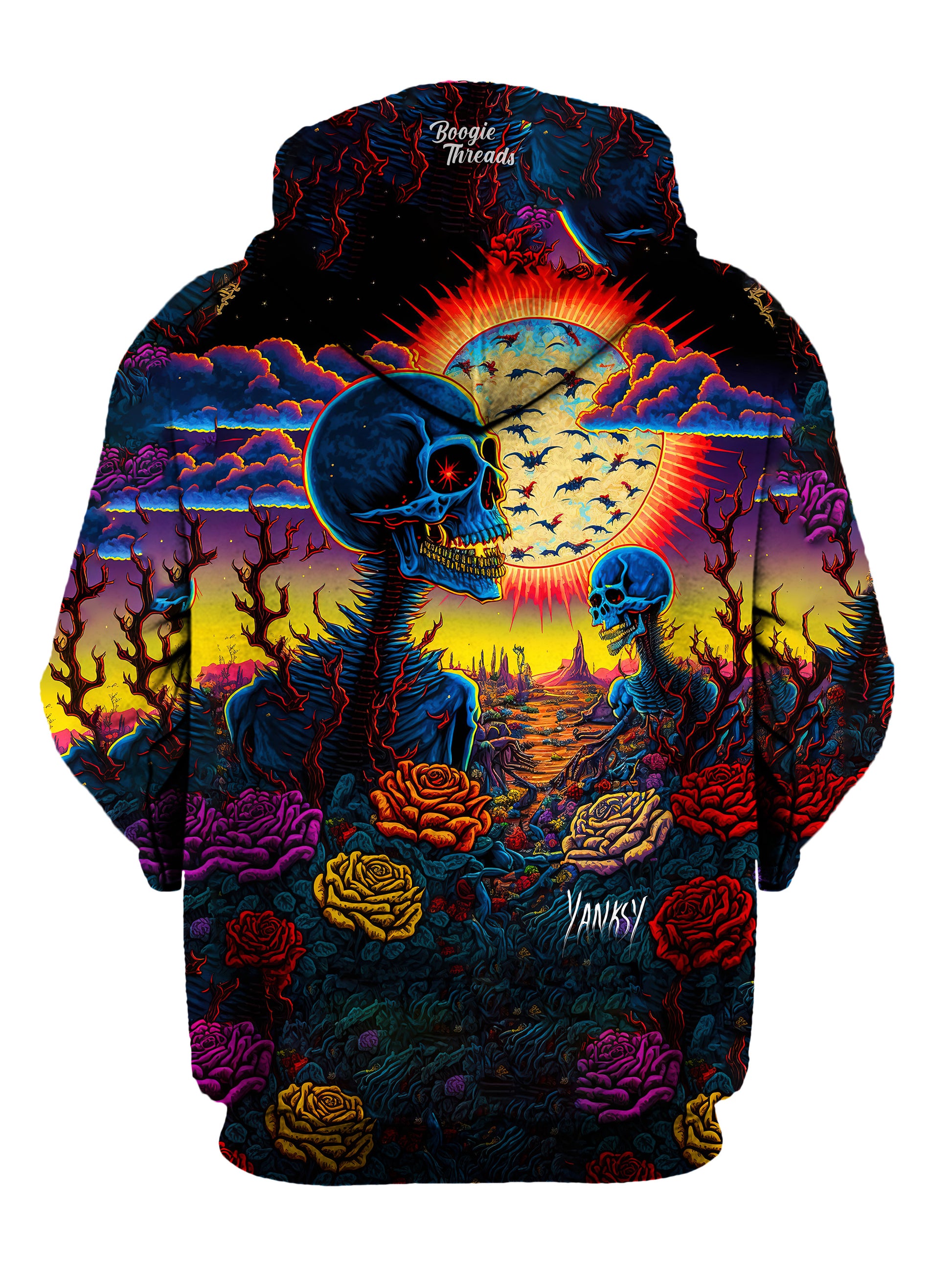 Make a statement with this vibrant and striking sublimation pullover hoodie