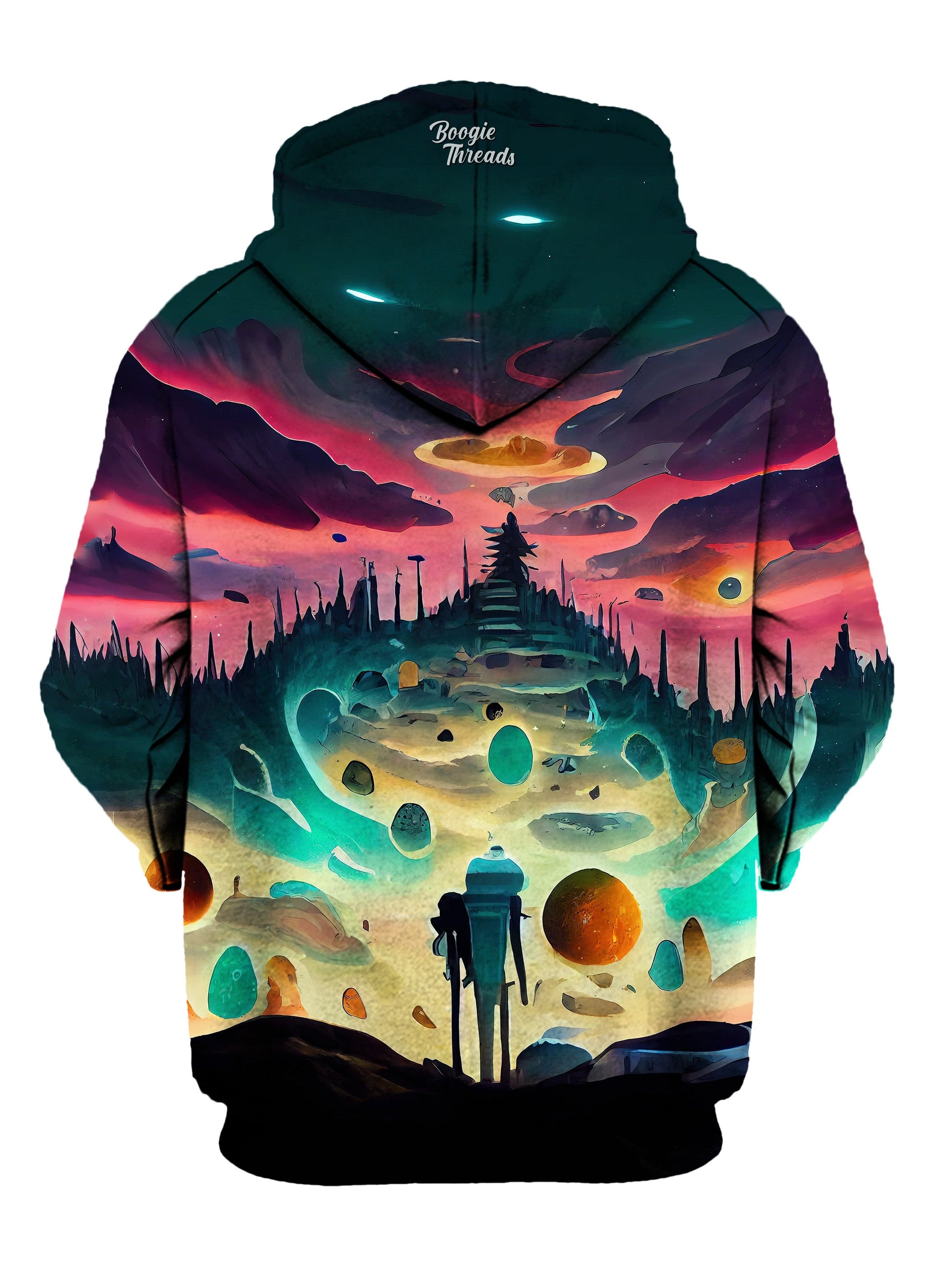 Hallowed Earth Unisex Pullover Hoodie - EDM Festival Clothing - Boogie Threads