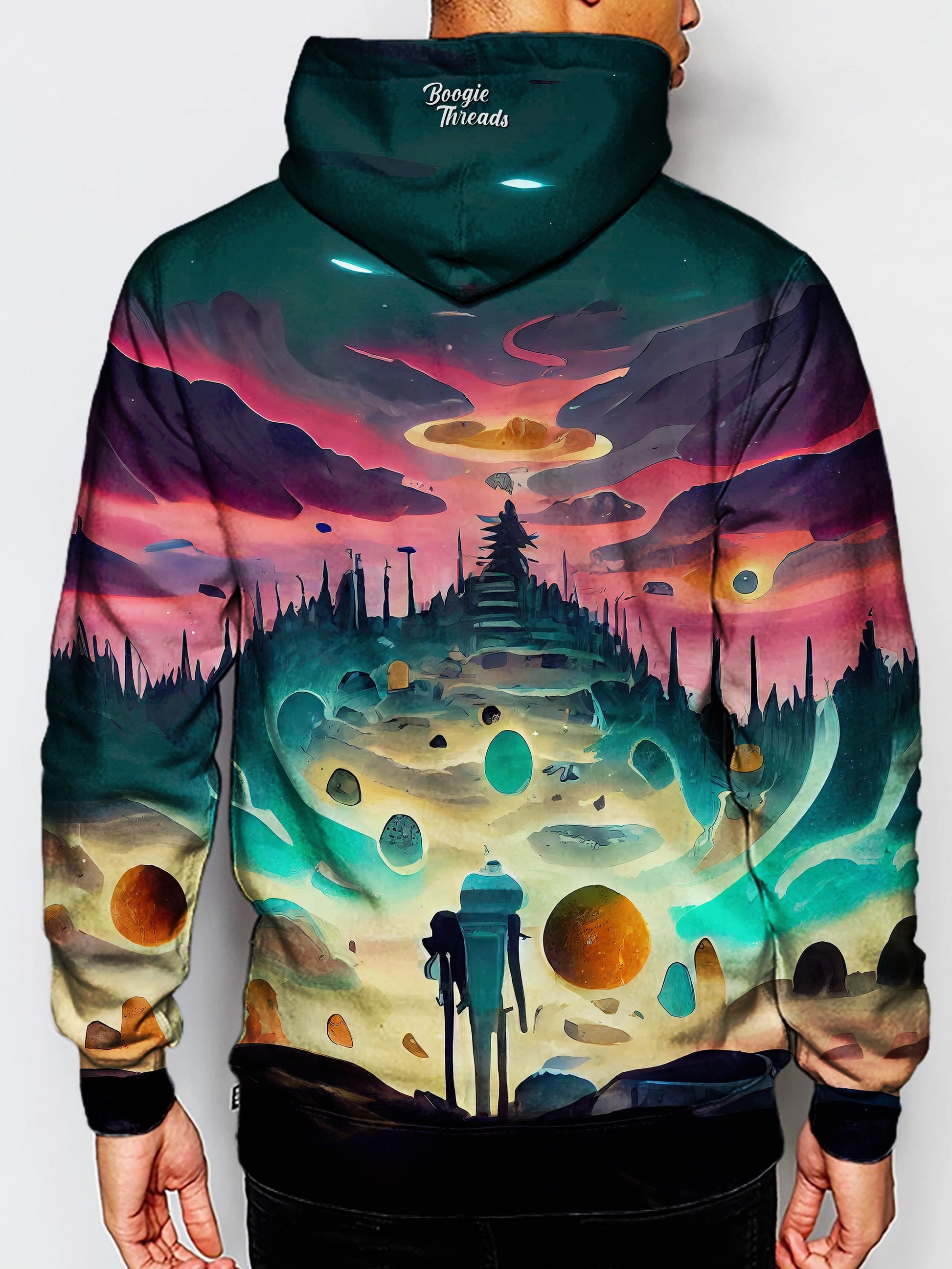 Hallowed Earth Unisex Pullover Hoodie - EDM Festival Clothing - Boogie Threads