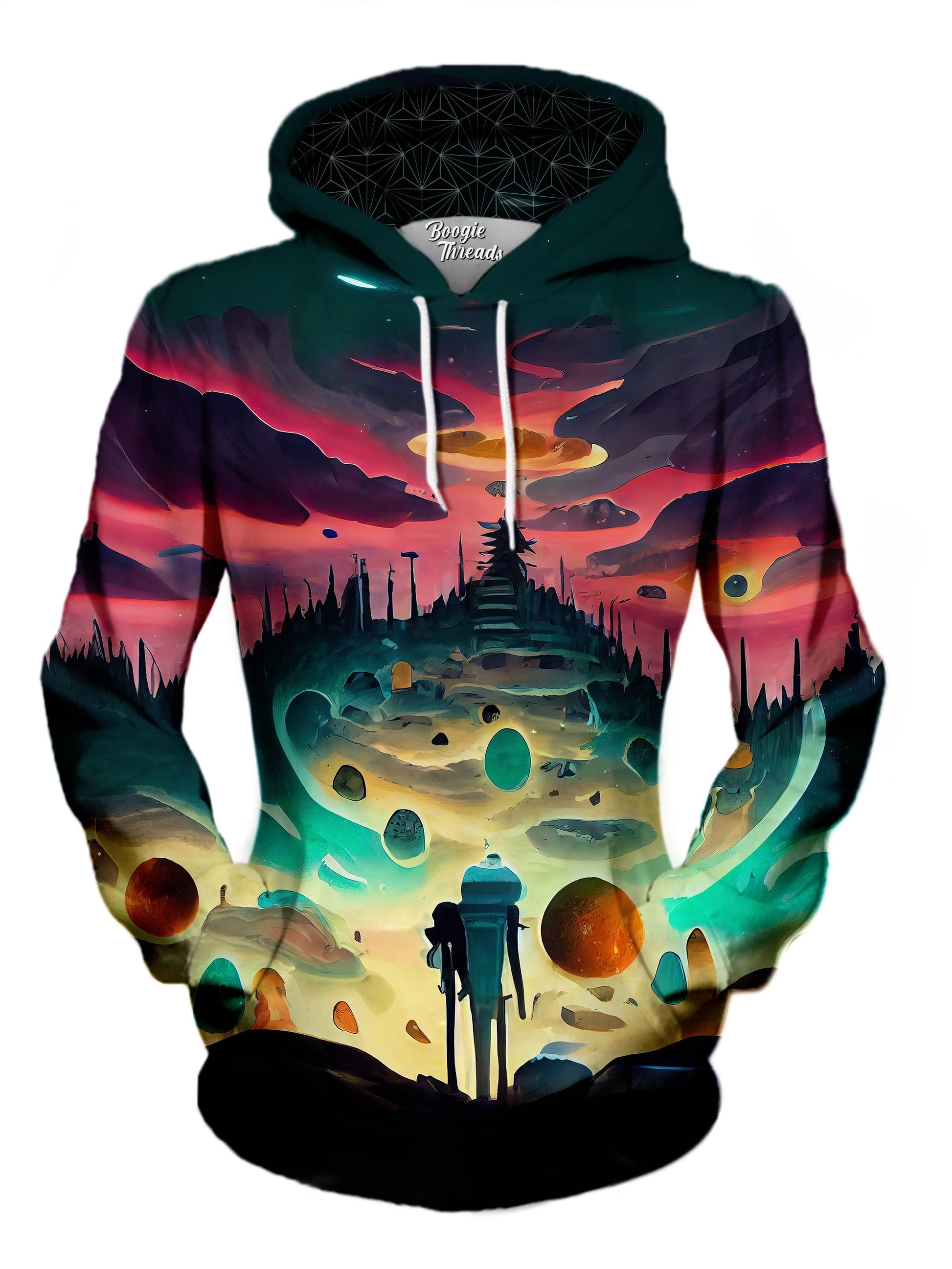 Hallowed Earth Unisex Pullover Hoodie - EDM Festival Clothing - Boogie Threads
