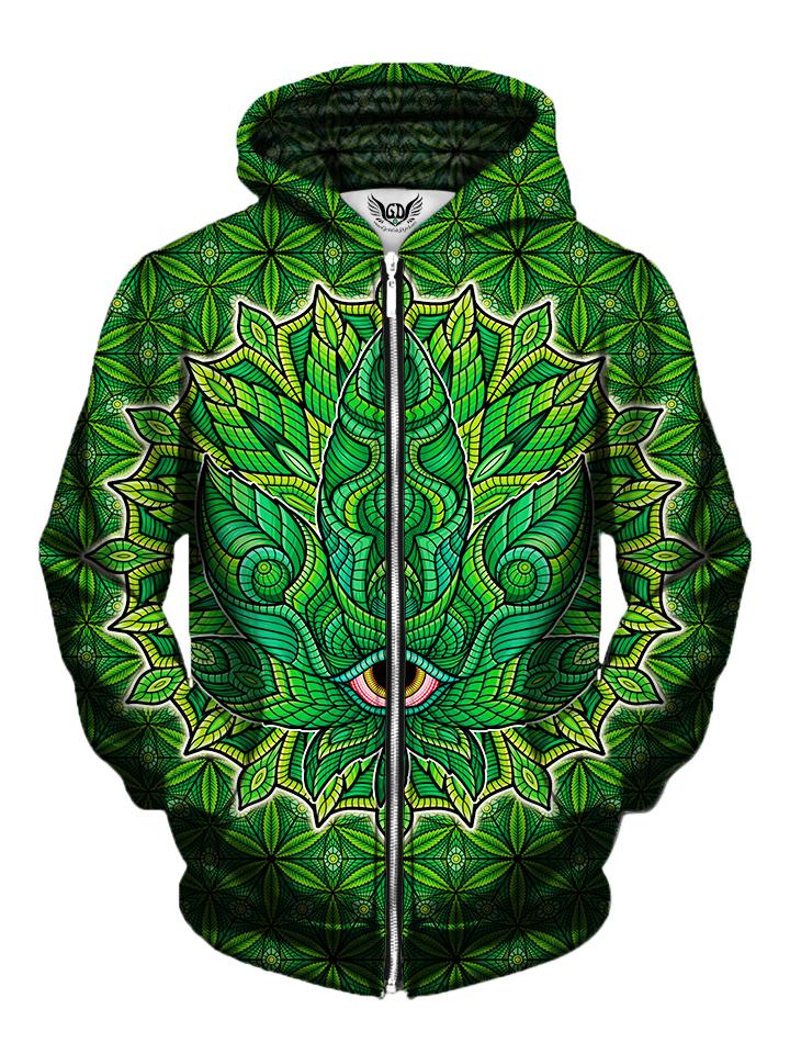 Leaf Zip-Up Hoodie
