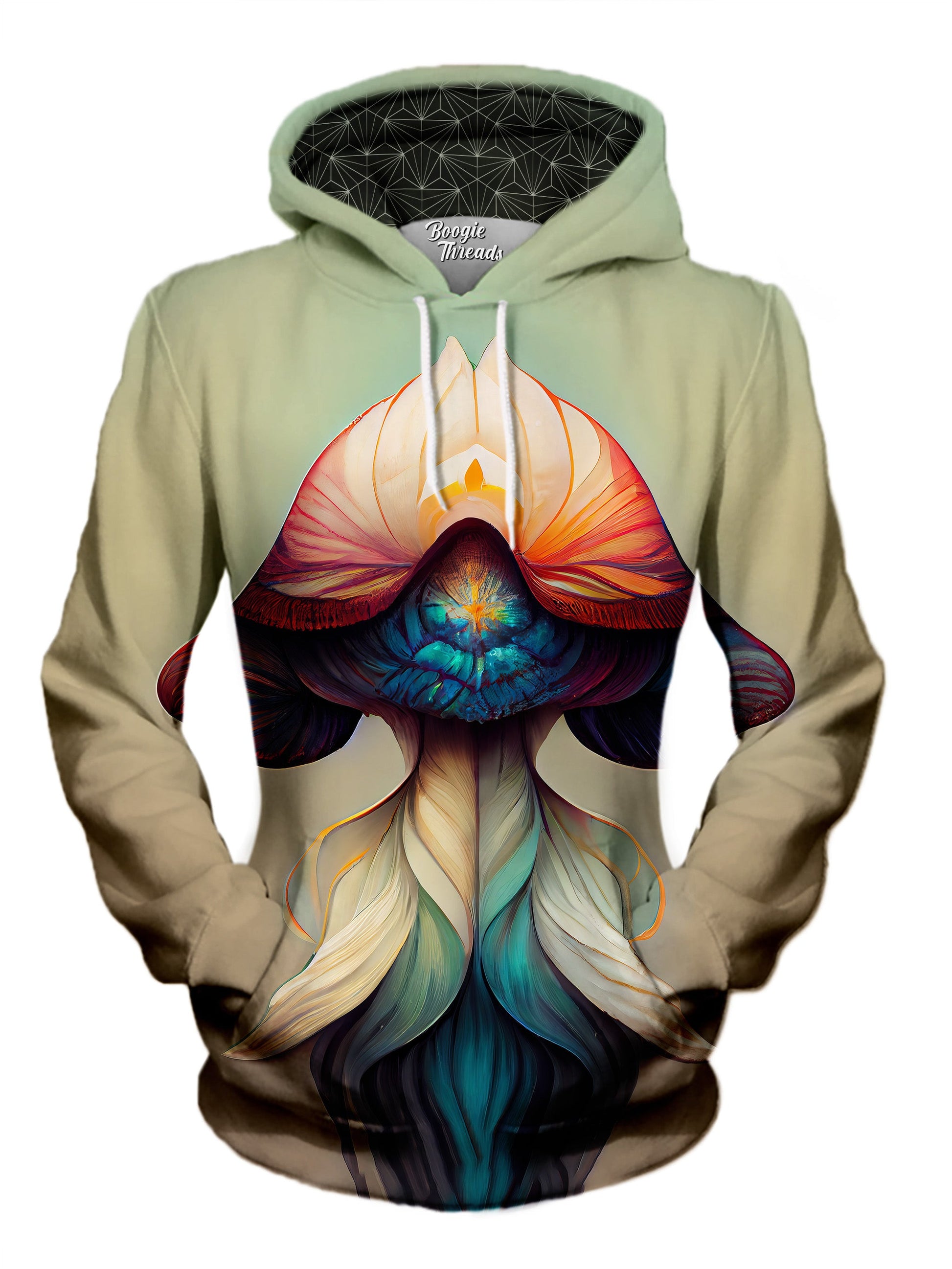 Hypnotic Stranger Unisex Pullover Hoodie - EDM Festival Clothing - Boogie Threads