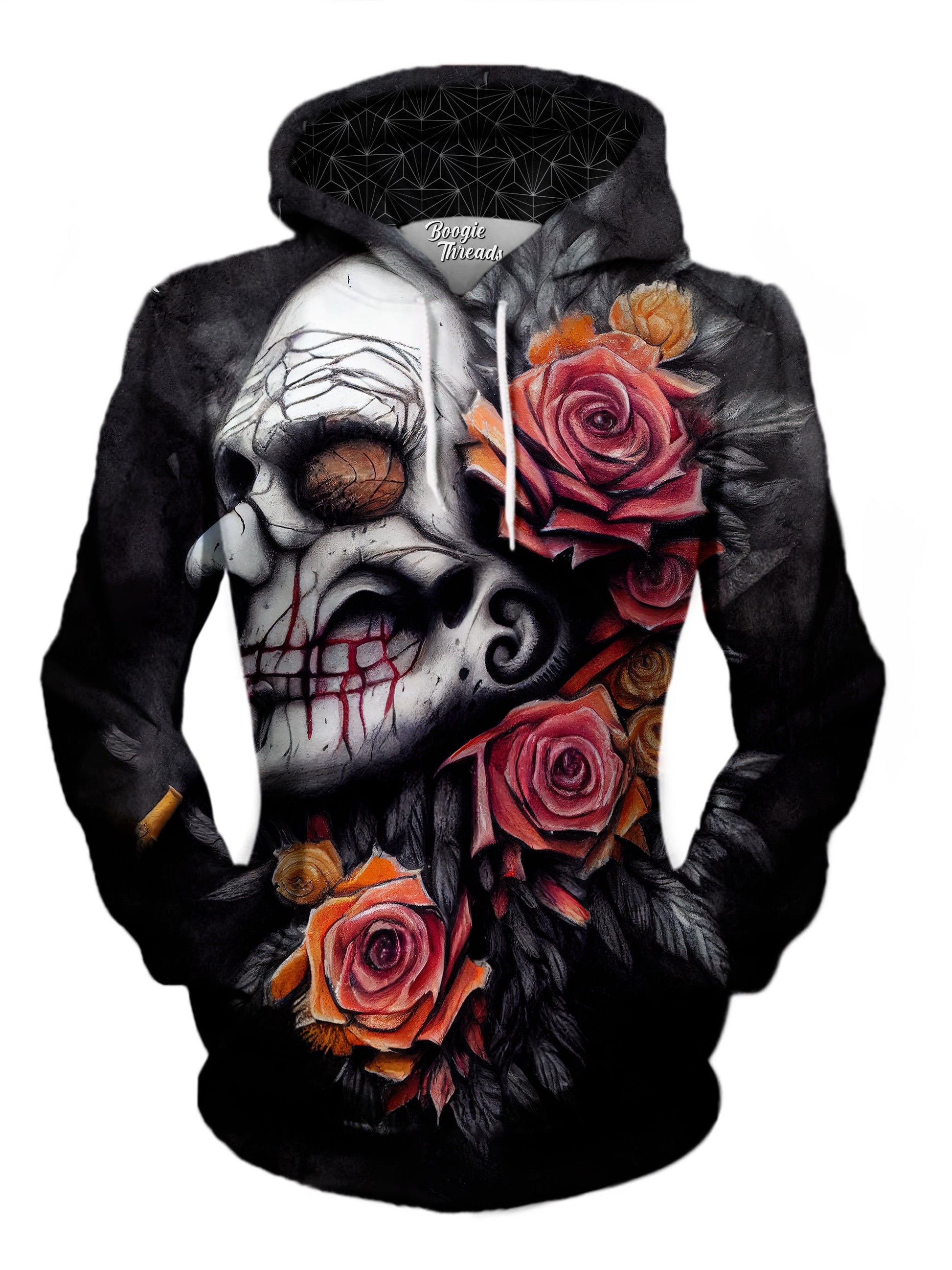 Illustrious Compassion Unisex Pullover Hoodie - EDM Festival Clothing - Boogie Threads