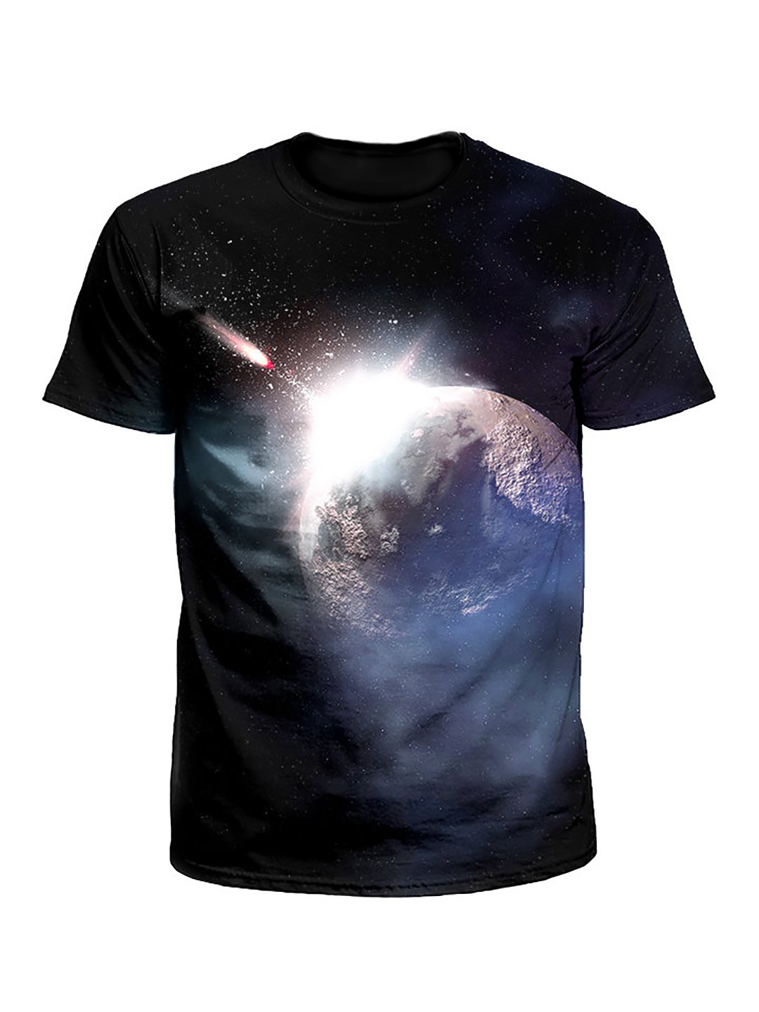 Impact Dark Planet Galaxy Unisex T-Shirt - Boogie Threads