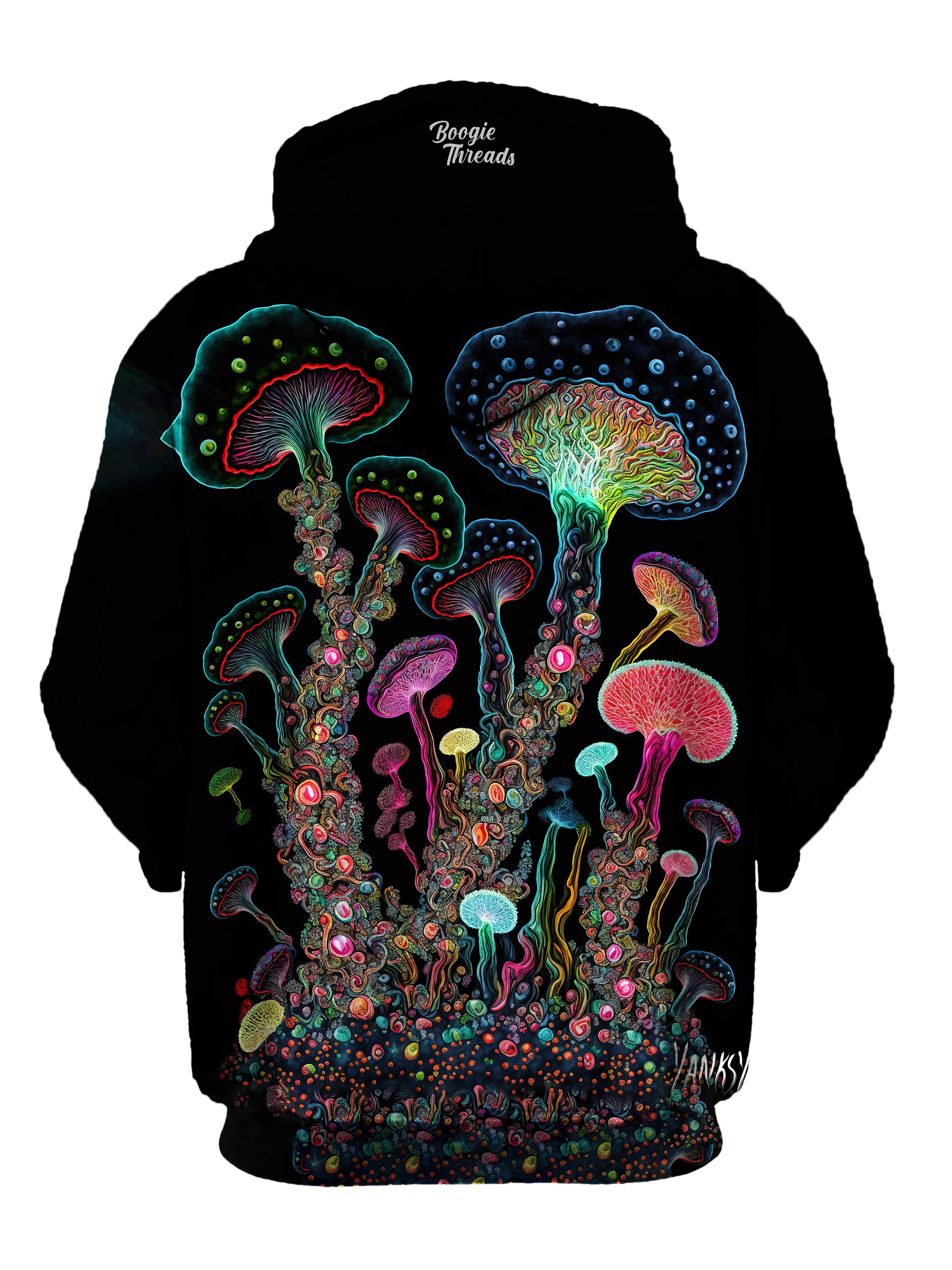 Get ready to dance the night away in this comfortable pullover hoodie