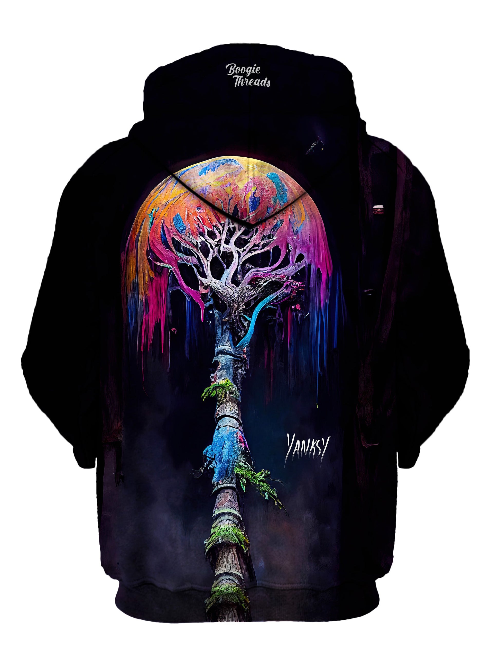 Colorful and trippy hoodie perfect for expressing your unique style