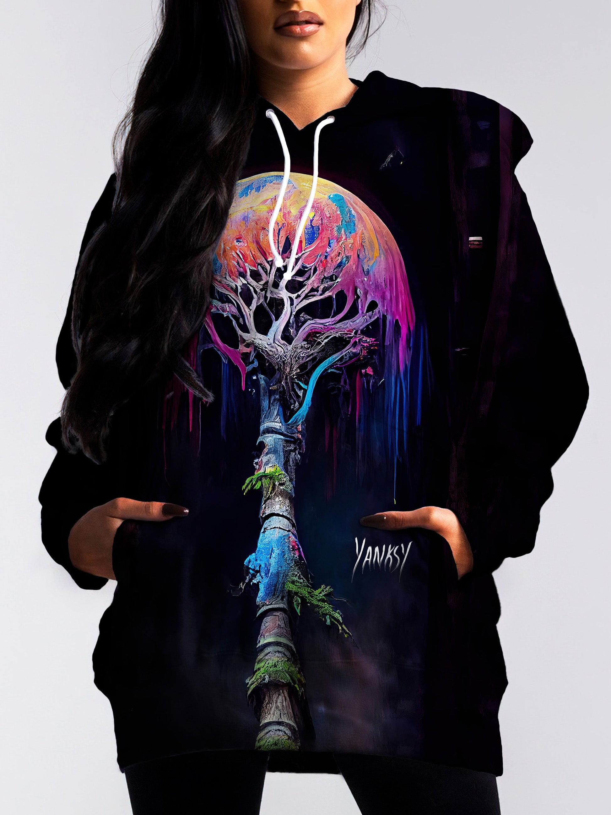 Elevate your wardrobe with this bold and eye-catching hoodie