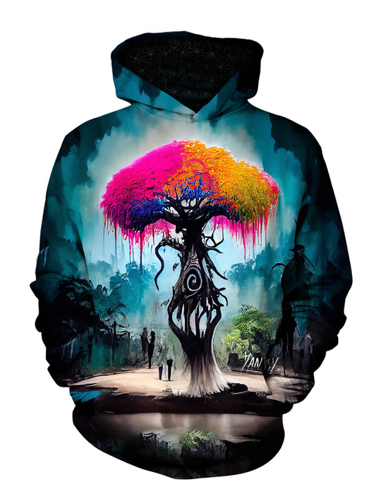 Get lost in the mesmerizing patterns of this psychedelic hoodie