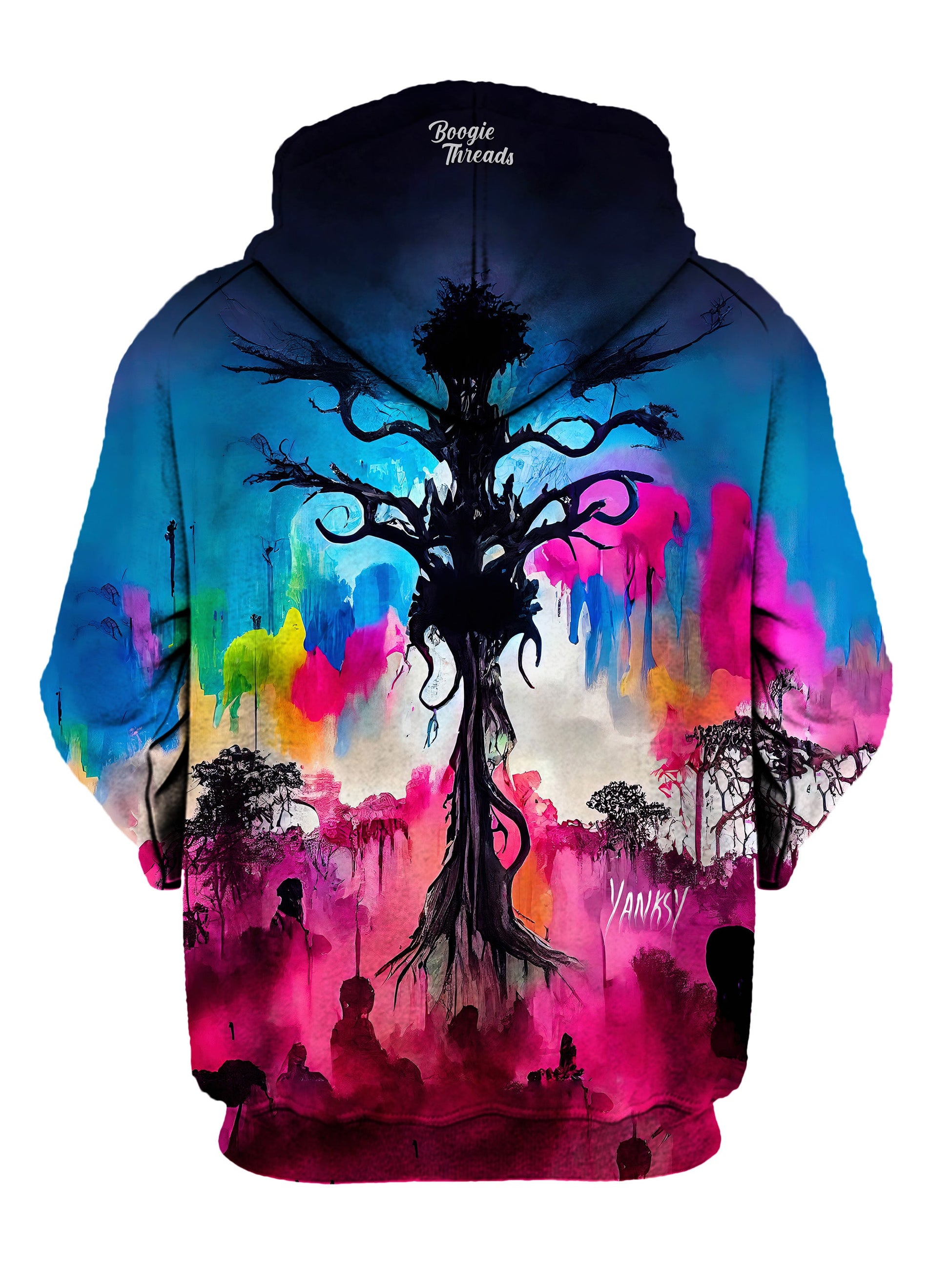 Make a statement with this bold and eye-catching hoodie