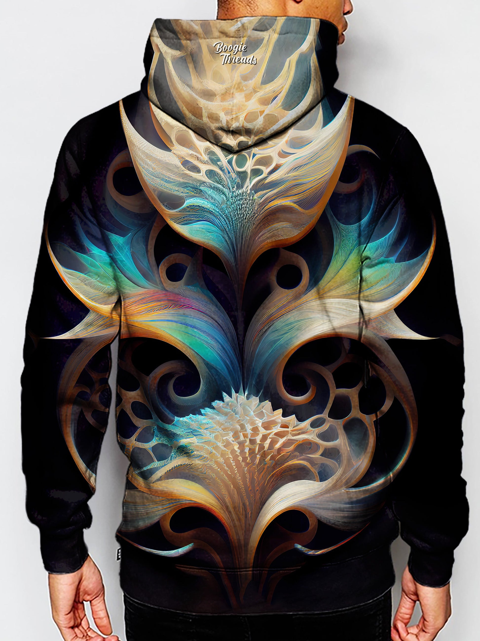 Living Reflection Unisex Pullover Hoodie - EDM Festival Clothing - Boogie Threads
