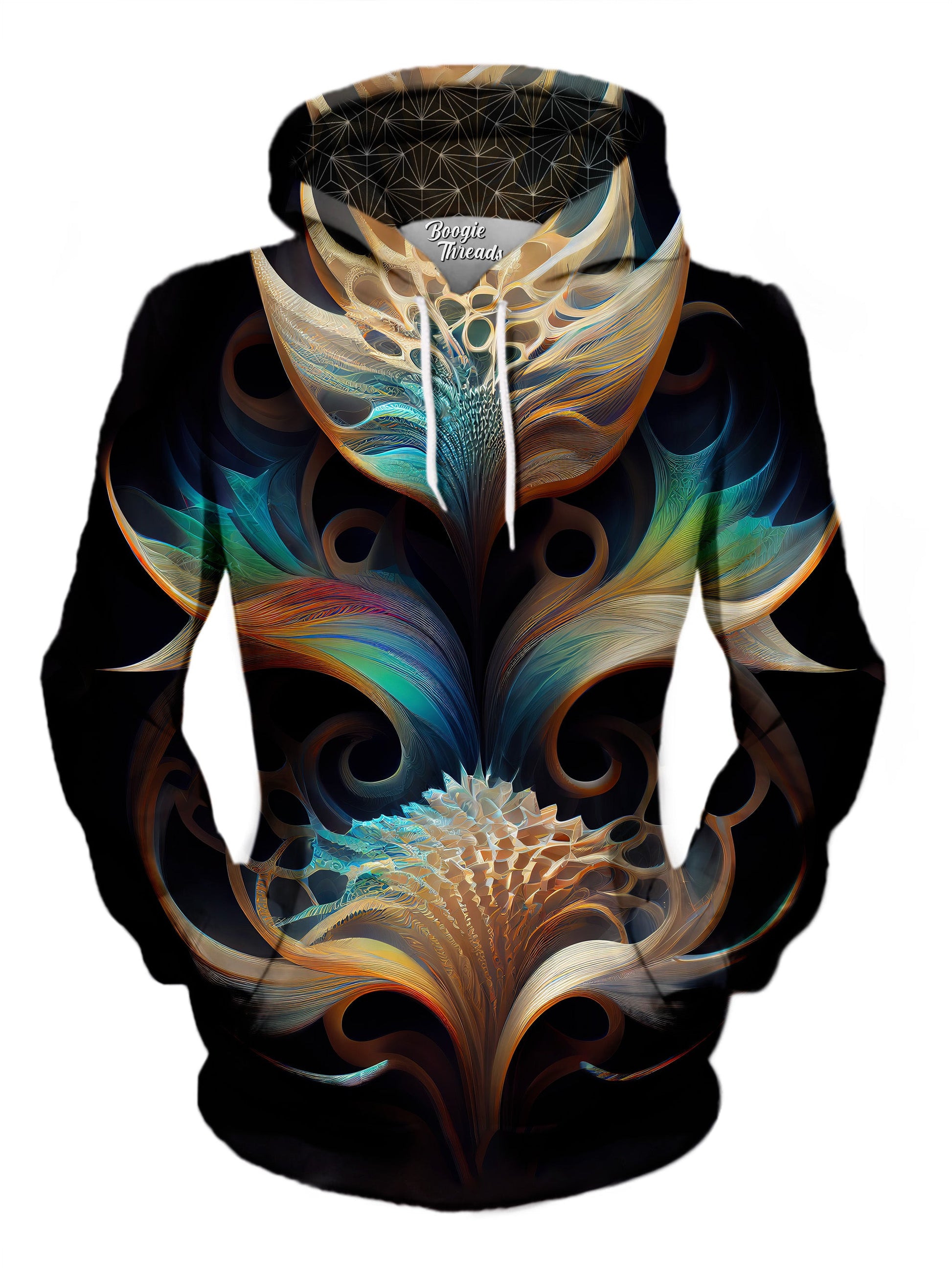 Living Reflection Unisex Pullover Hoodie - EDM Festival Clothing - Boogie Threads