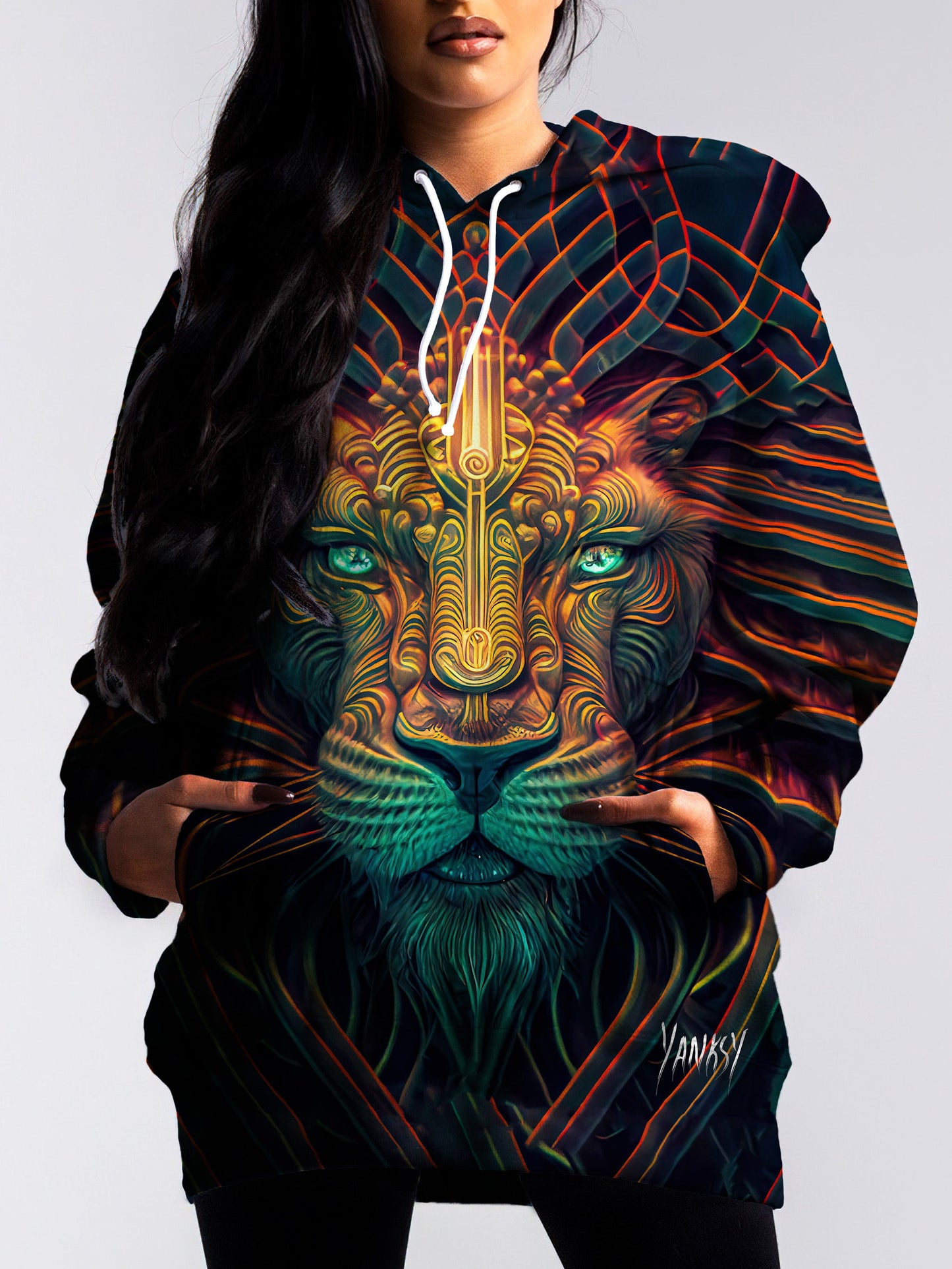Perfect for raves and festivals, this comfortable pullover hoodie will keep you feeling your best