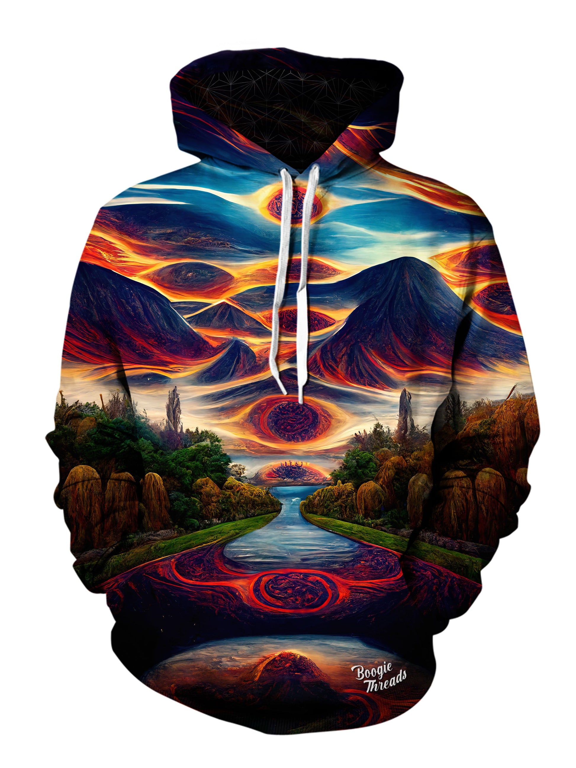 Majestic Beauty Unisex Pullover Hoodie - EDM Festival Clothing - Boogie Threads