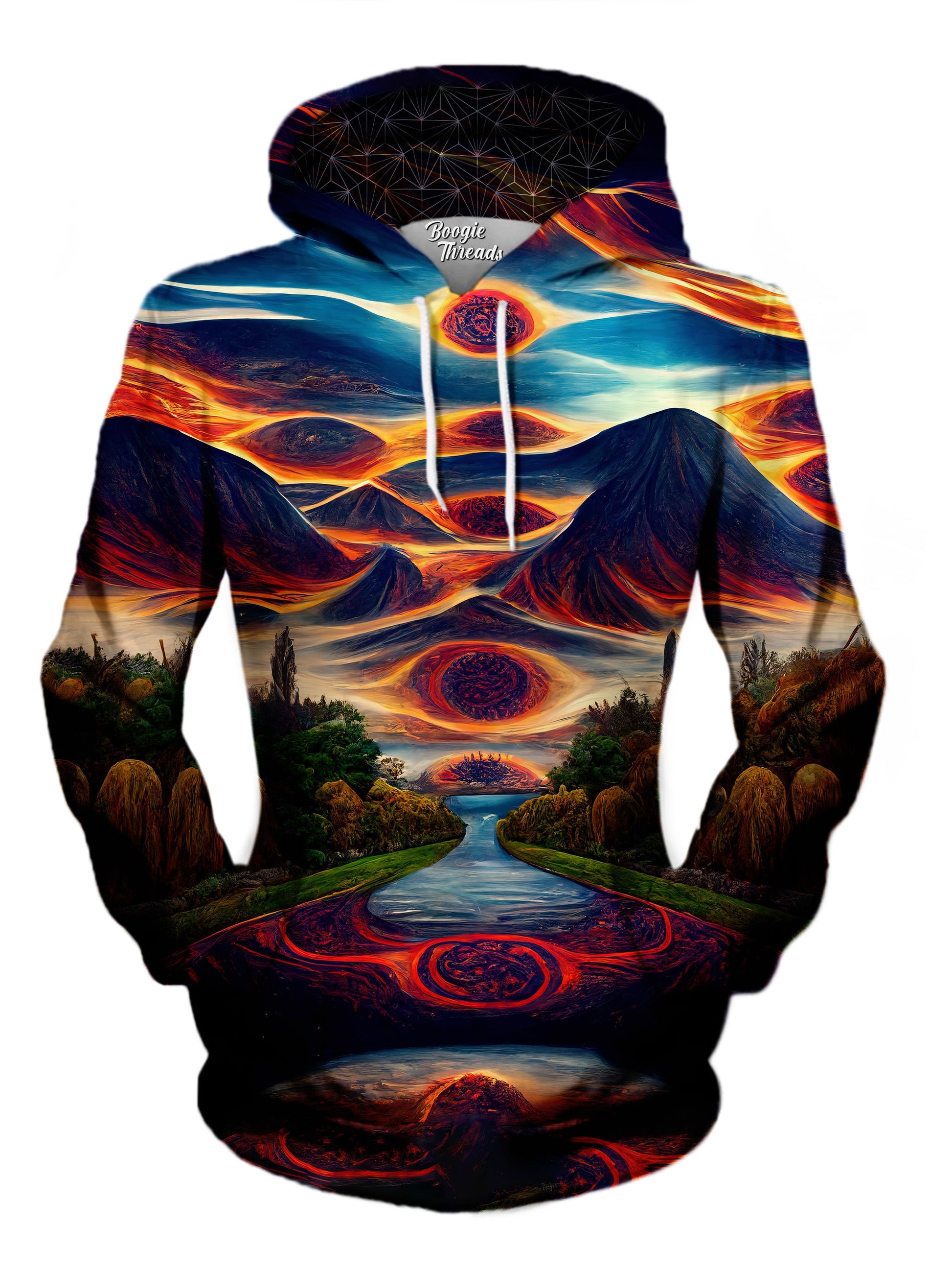 Majestic Beauty Unisex Pullover Hoodie - EDM Festival Clothing - Boogie Threads