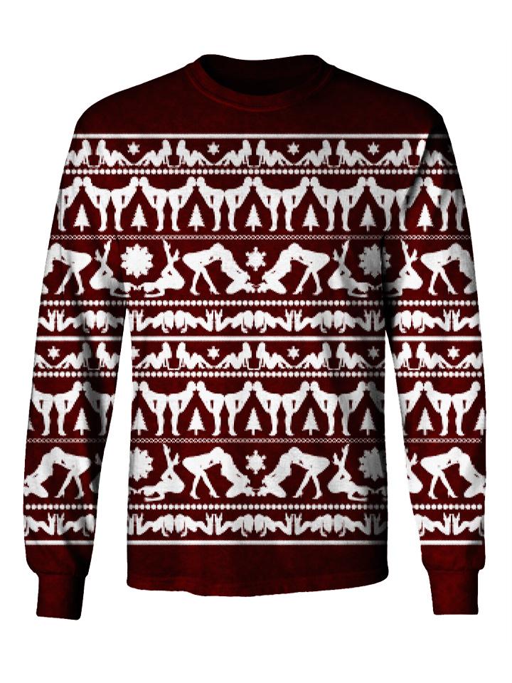 Too Sexy Holiday Long Sleeve Crew Neck