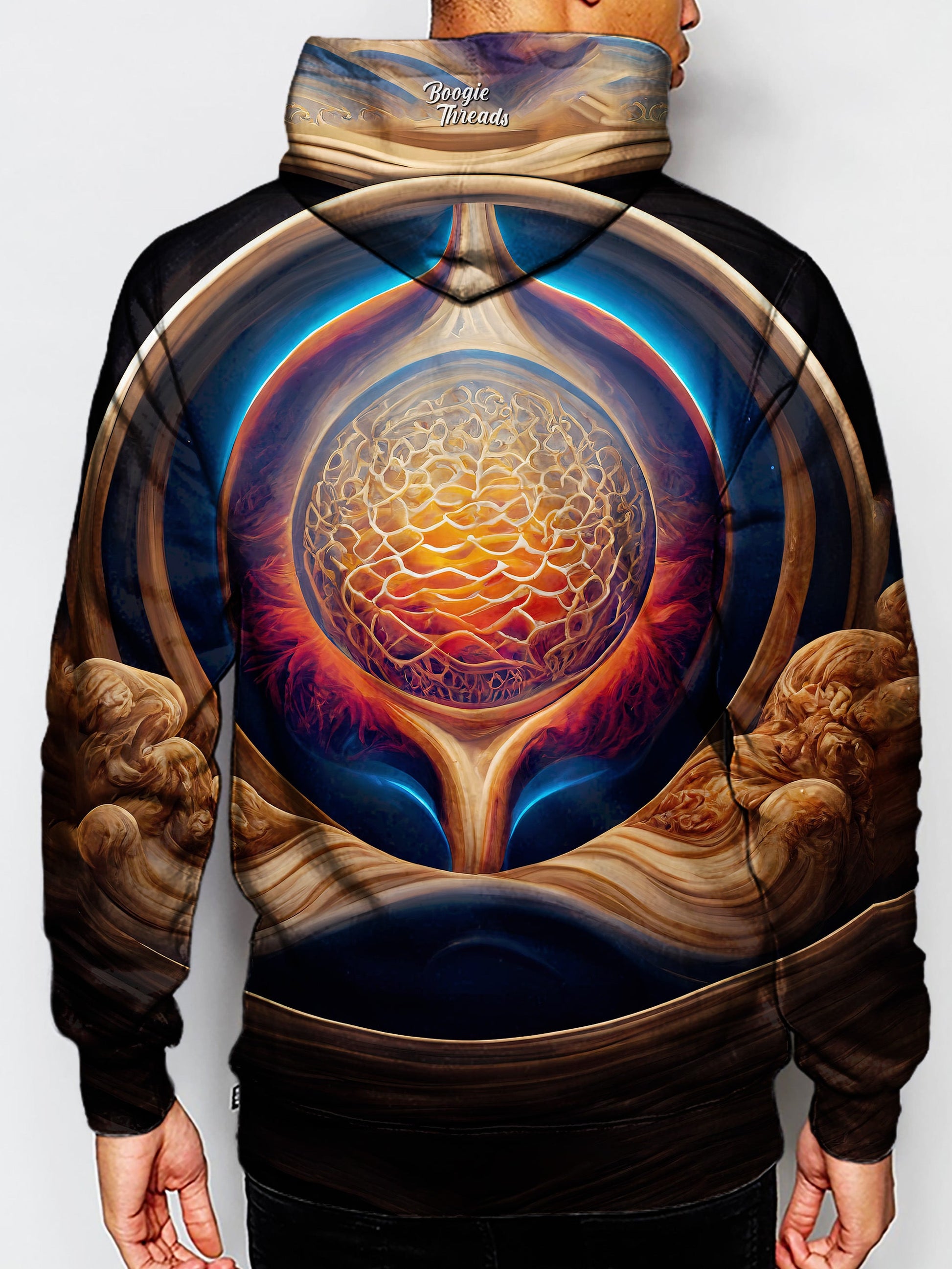 Mirror Of Love Unisex Pullover Hoodie - EDM Festival Clothing - Boogie Threads