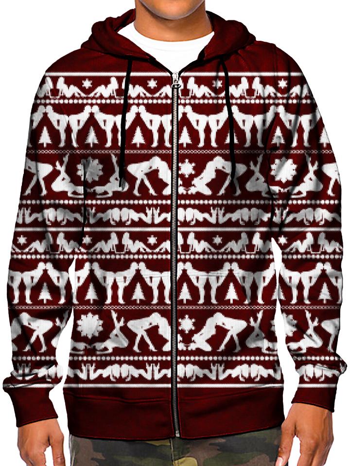 XXXmas Zip-Up Hoodie
