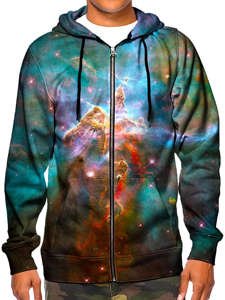 Space Aura Zip-Up Hoodie