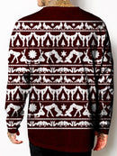 Model In Sexy Holiday XXX Long Sleeve Crew Neck