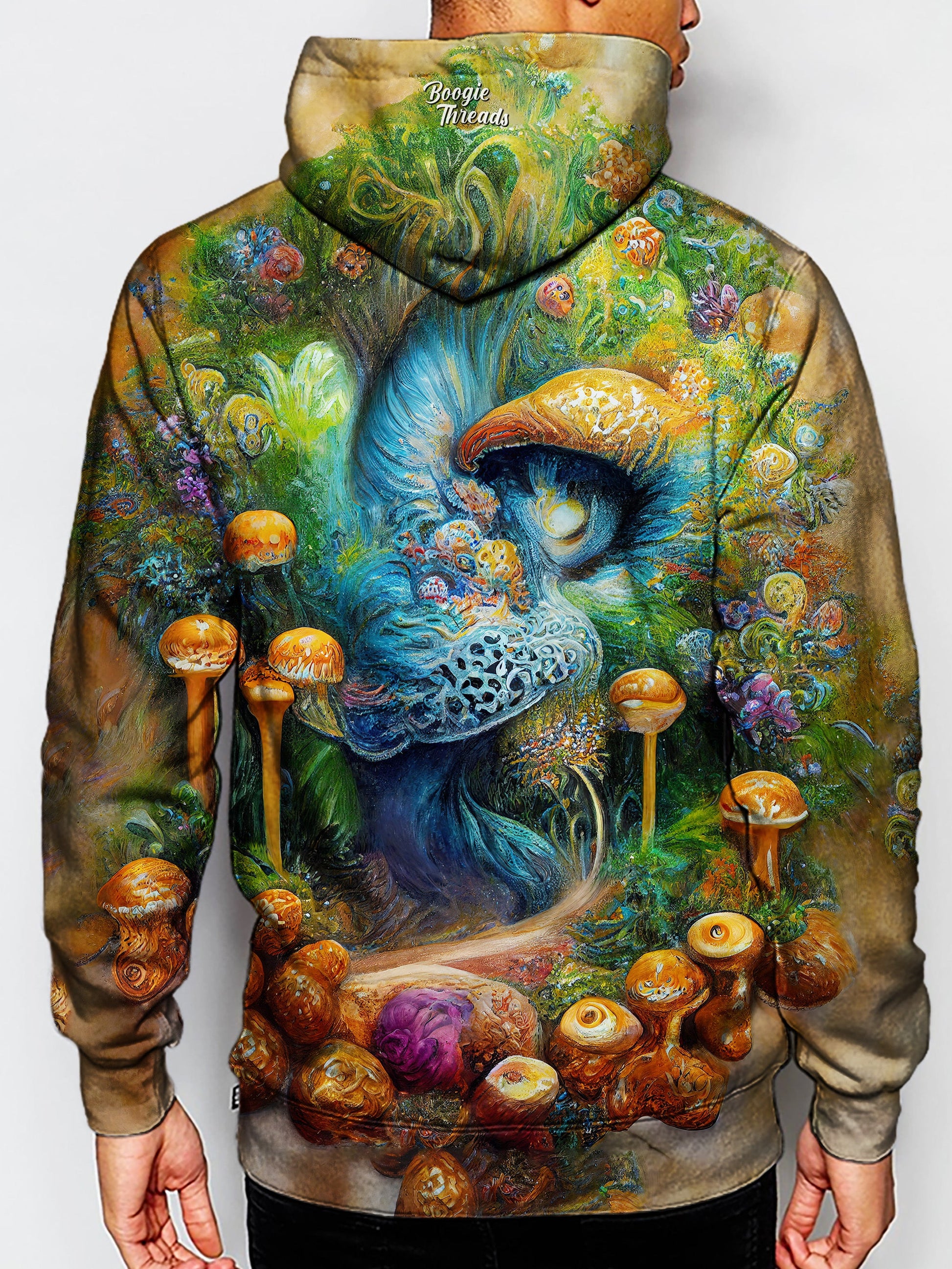 Muddled Canvas Unisex Pullover Hoodie - EDM Festival Clothing - Boogie Threads