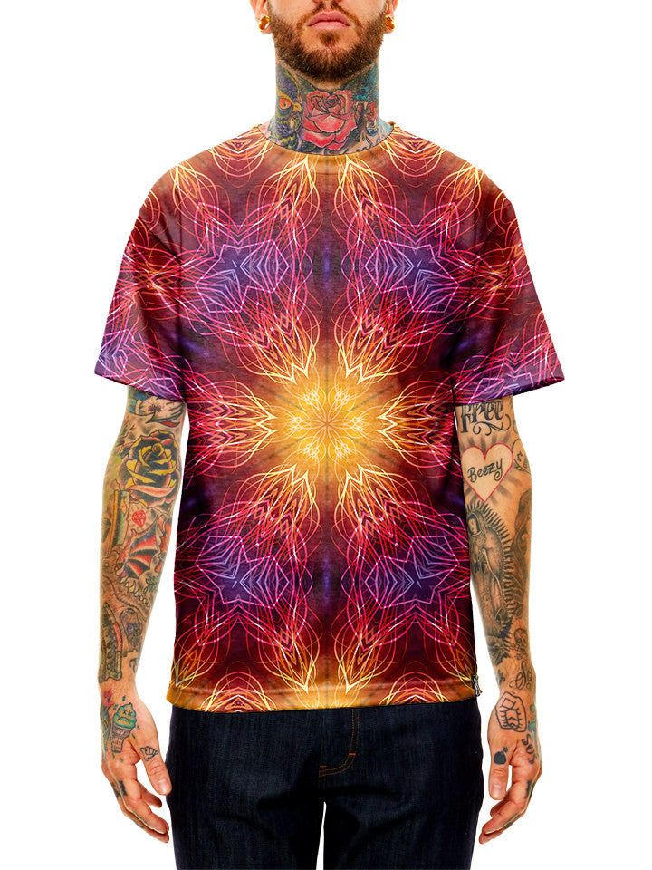 music festival mandala t shirt colorful sublimation print