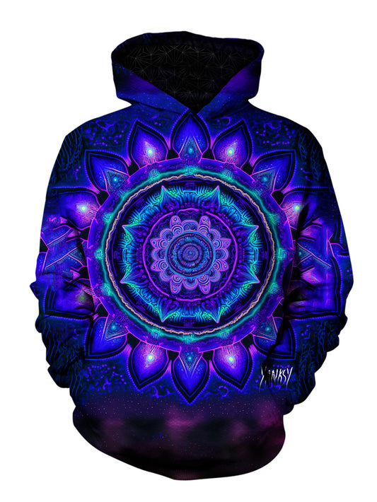 Get lost in the mesmerizing patterns of this psychedelic hoodie