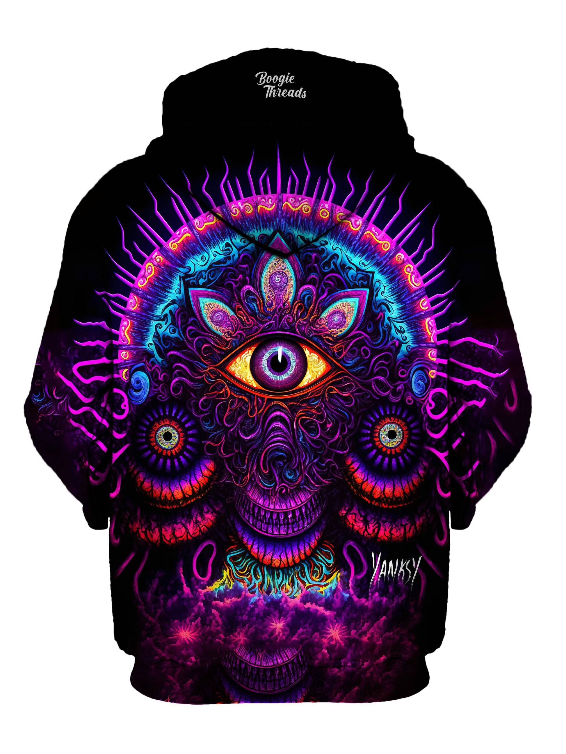 Get ready to make a splash with this mesmerizing sublimation pullover hoodie