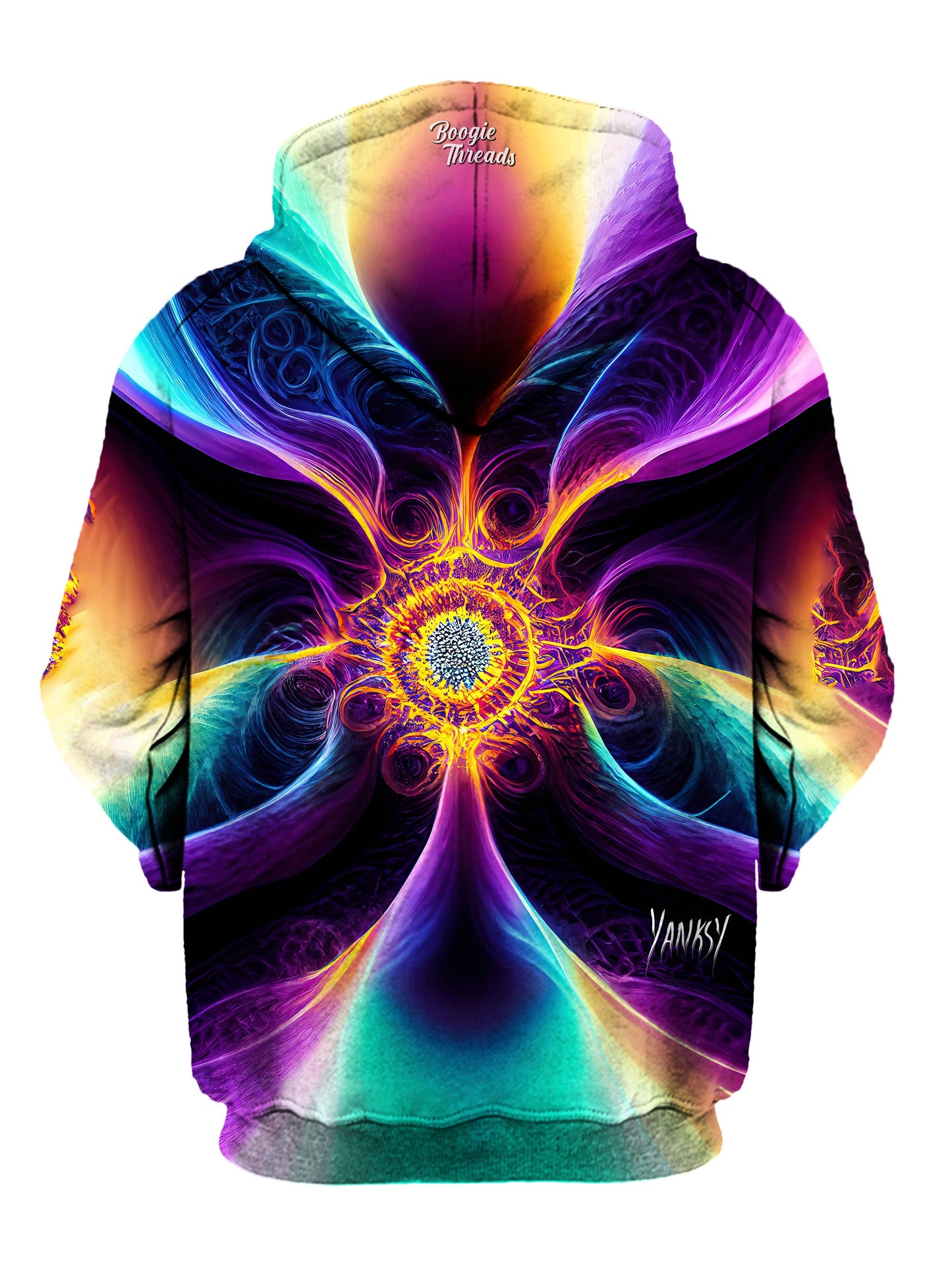 Get ready to dance the night away in this comfortable pullover hoodie