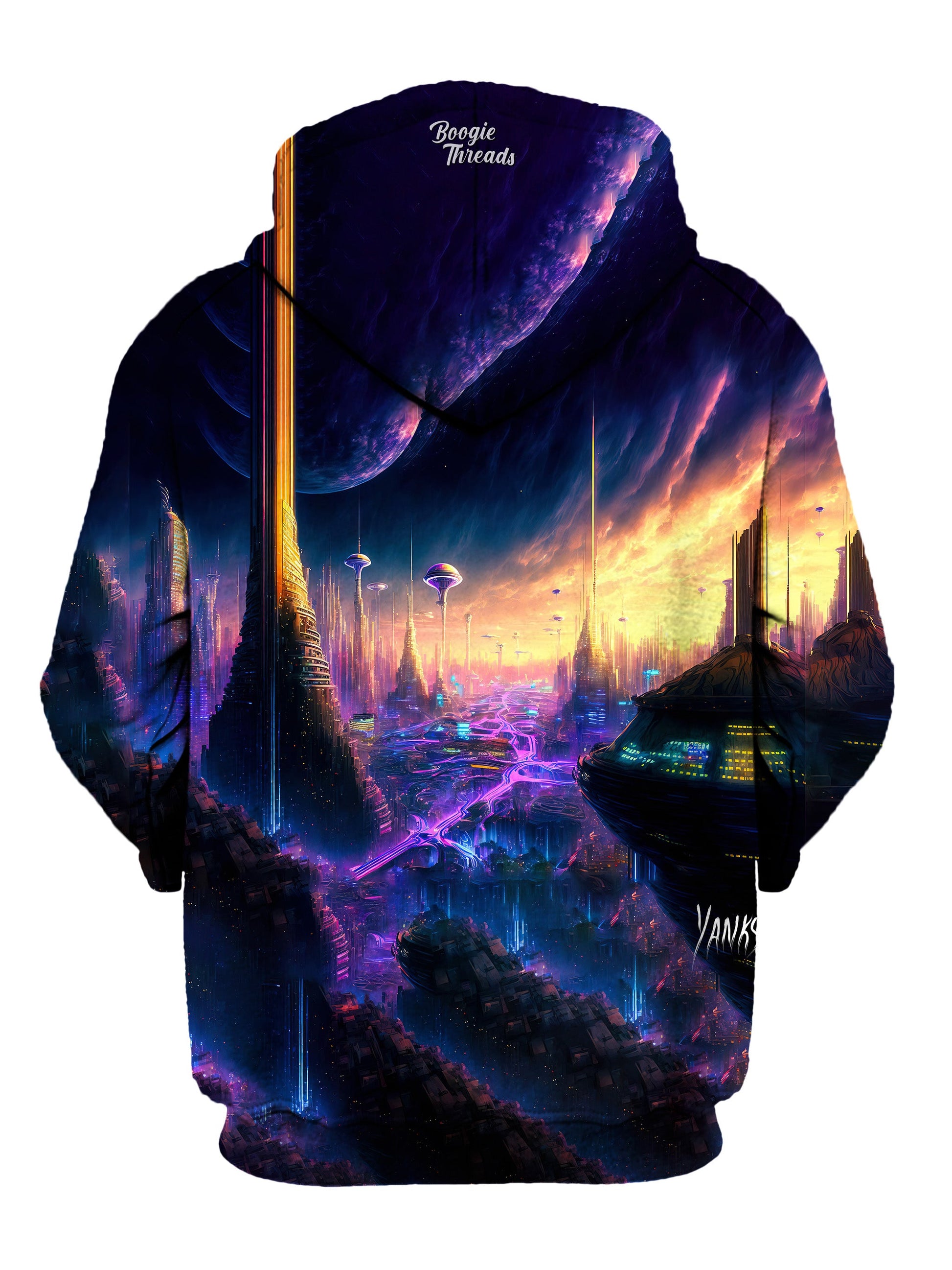 Make a statement with this bold and eye-catching hoodie