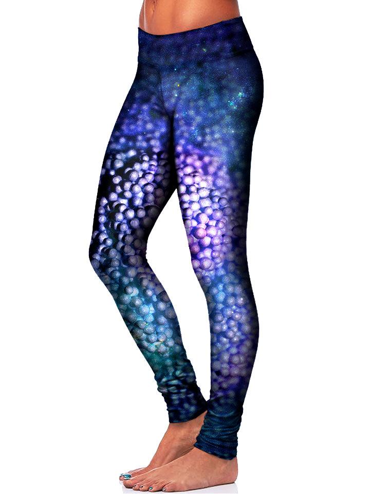 Colorful Dots Leggings Side View