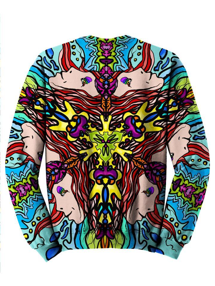 Crazy Reincarnated Dream Sweater Back