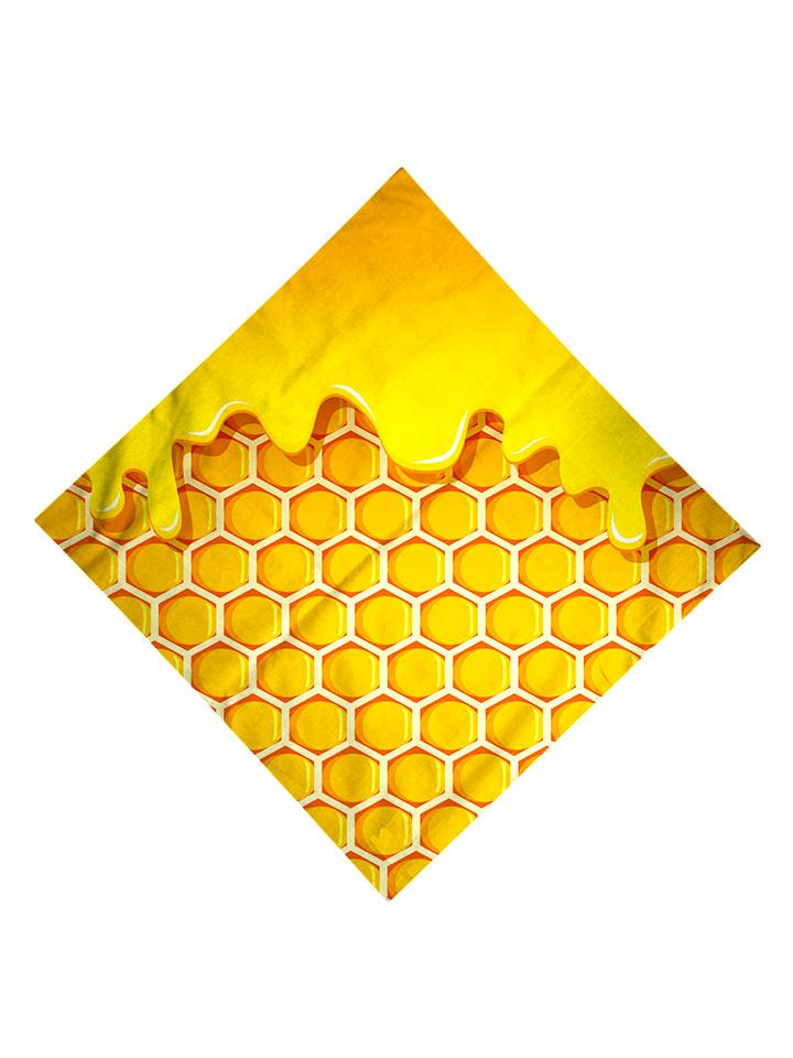 Yellow Honey All Over Printed Bandana Flat View