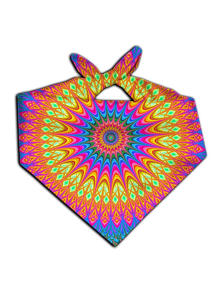 Neon hippie print bandana