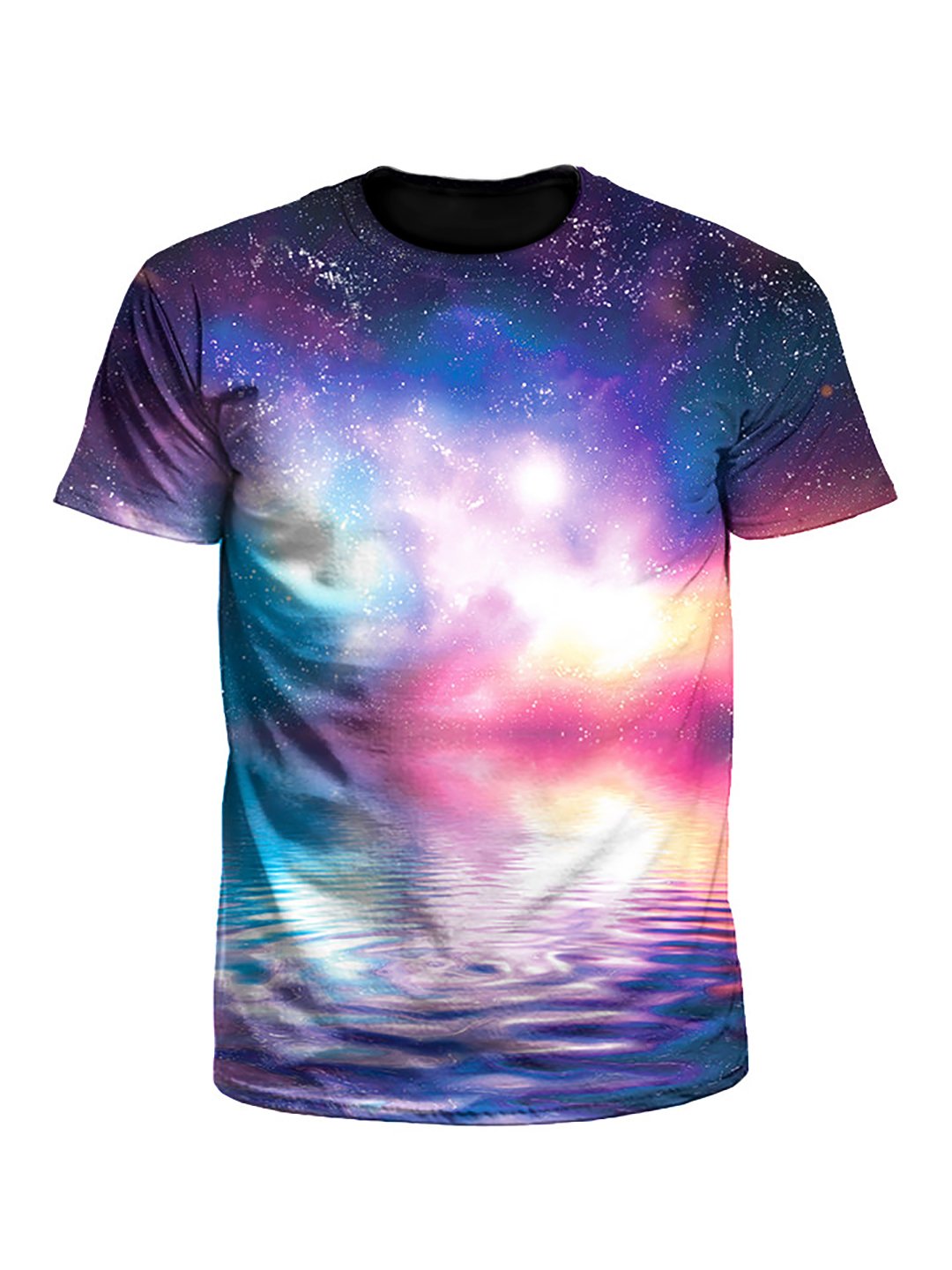 Ripple In Space Water Galaxy Unisex T-Shirt - Boogie Threads