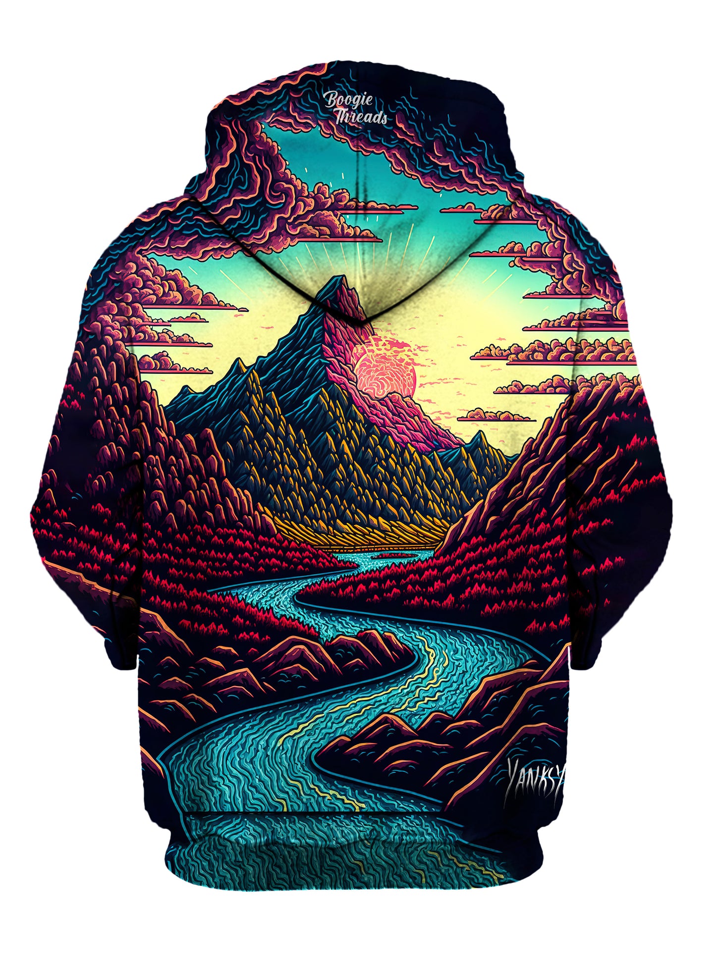 Stand out from the crowd in this bold and vibrant hoodie