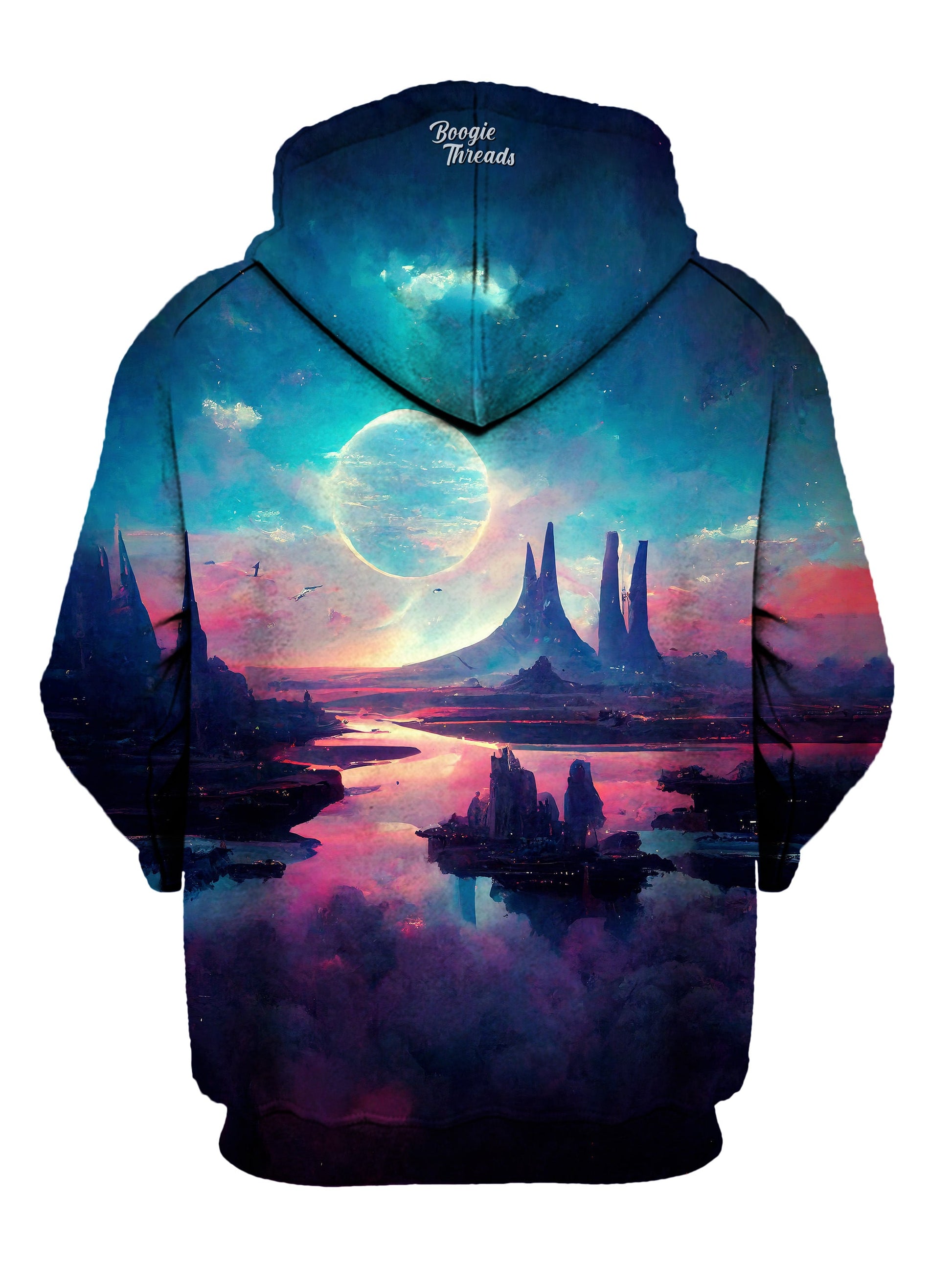 Scintillating Balance Unisex Pullover Hoodie - EDM Festival Clothing - Boogie Threads