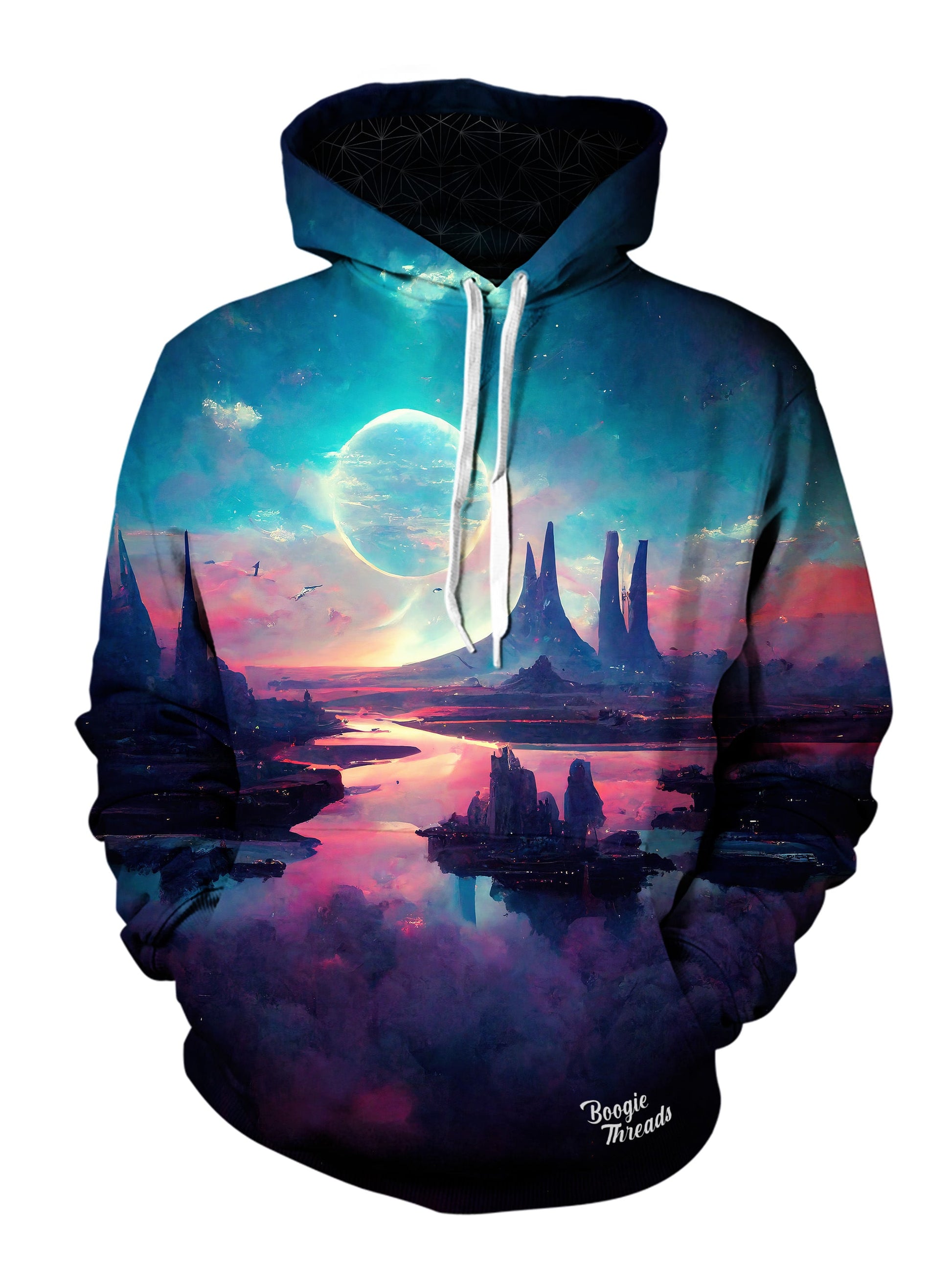 Scintillating Balance Unisex Pullover Hoodie - EDM Festival Clothing - Boogie Threads