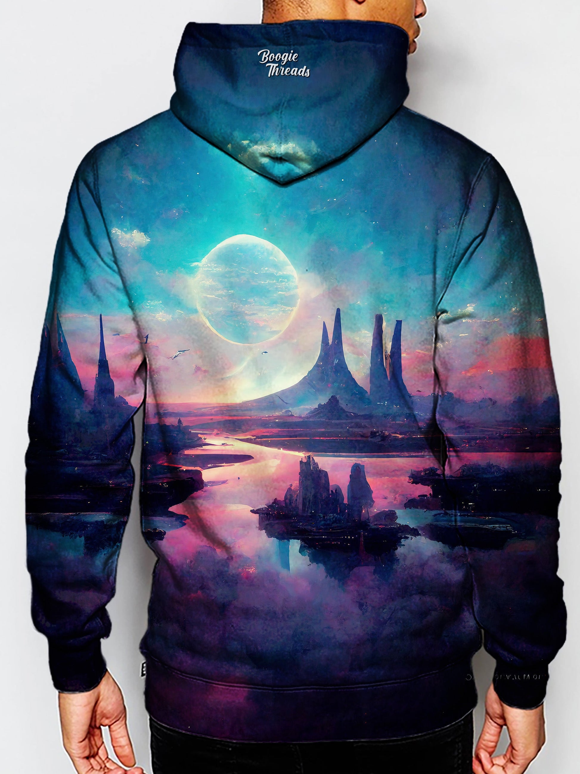 Scintillating Balance Unisex Pullover Hoodie - EDM Festival Clothing - Boogie Threads